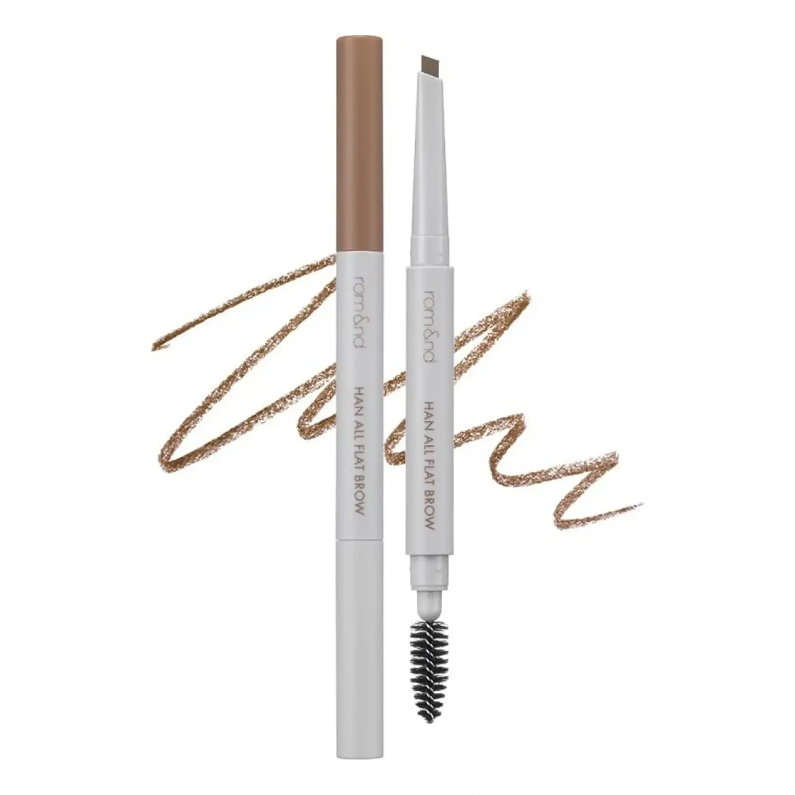 Creion rezistent pentru sprâncene Rom&nd, Han All Flat Brow w3 Merry Blondy