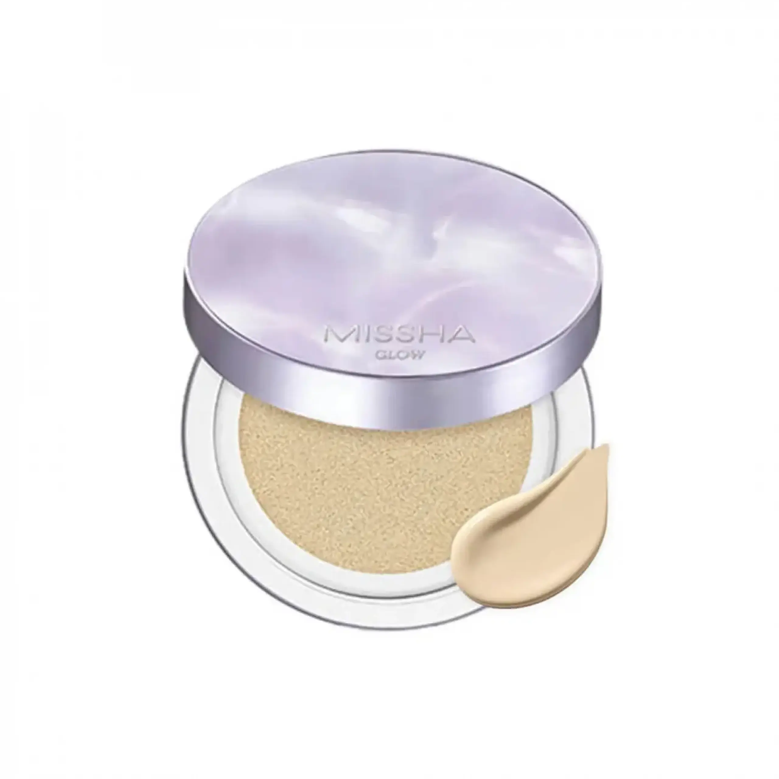 Fond de ten cushion Missha, Glow Layering Fit Cushion Nr. 17 Ivory
