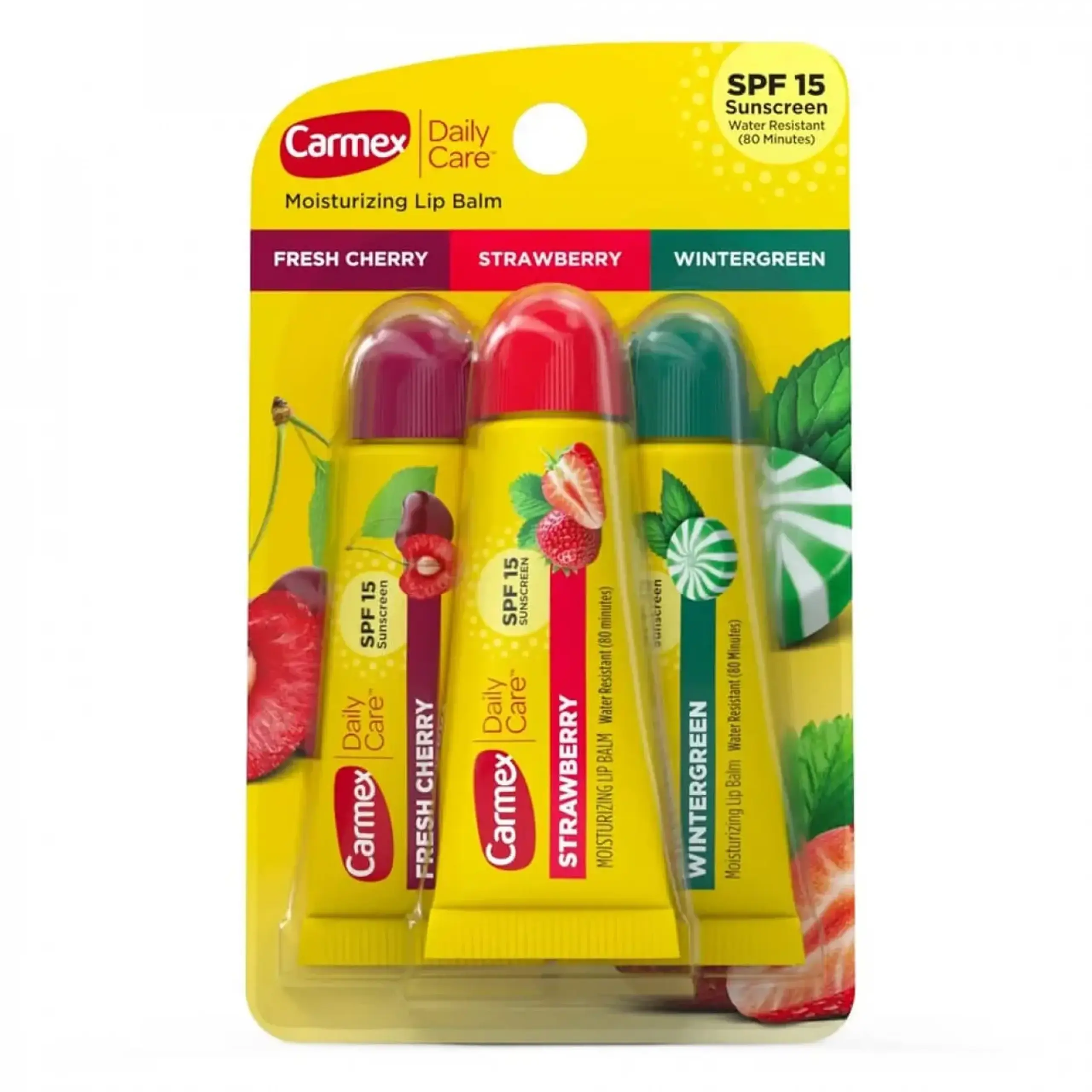 Carmex, Moisturizing Lip Balm, Variety Tub 10 gr., 3 Pack