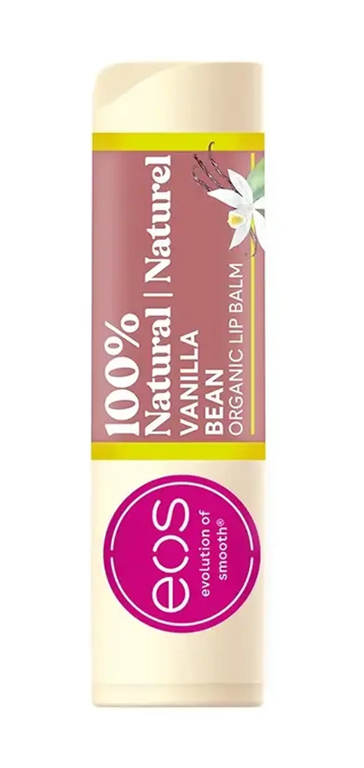 Balsam de buze EOS, Vanilla Bean Stick, 4 gr.