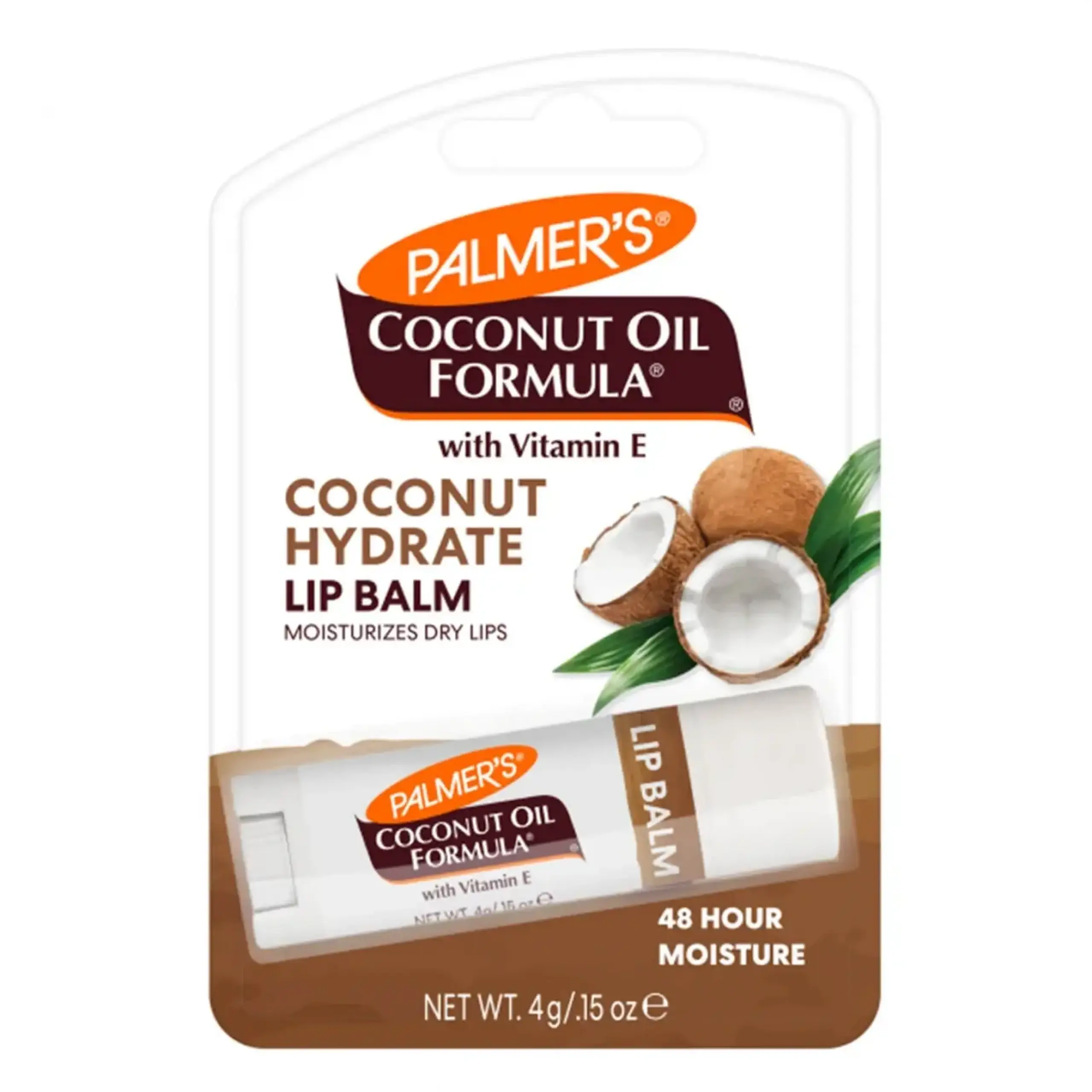 Balsam pentru buze Palmers, COF Coconut Oil, Lip Balm, 4 g