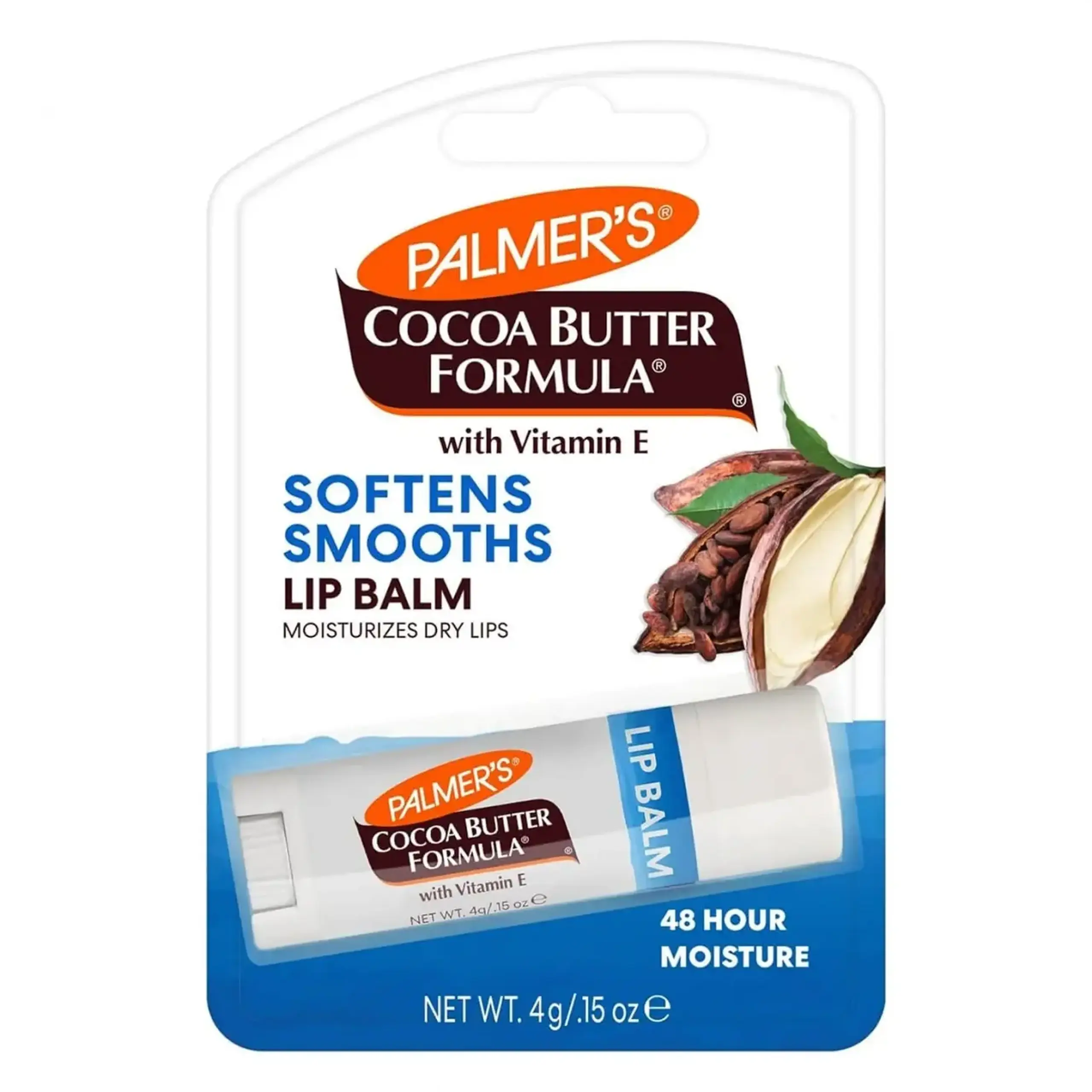 Balsam pentru buze Palmers, CBF Softens Smooths Lip Balm, 4 g