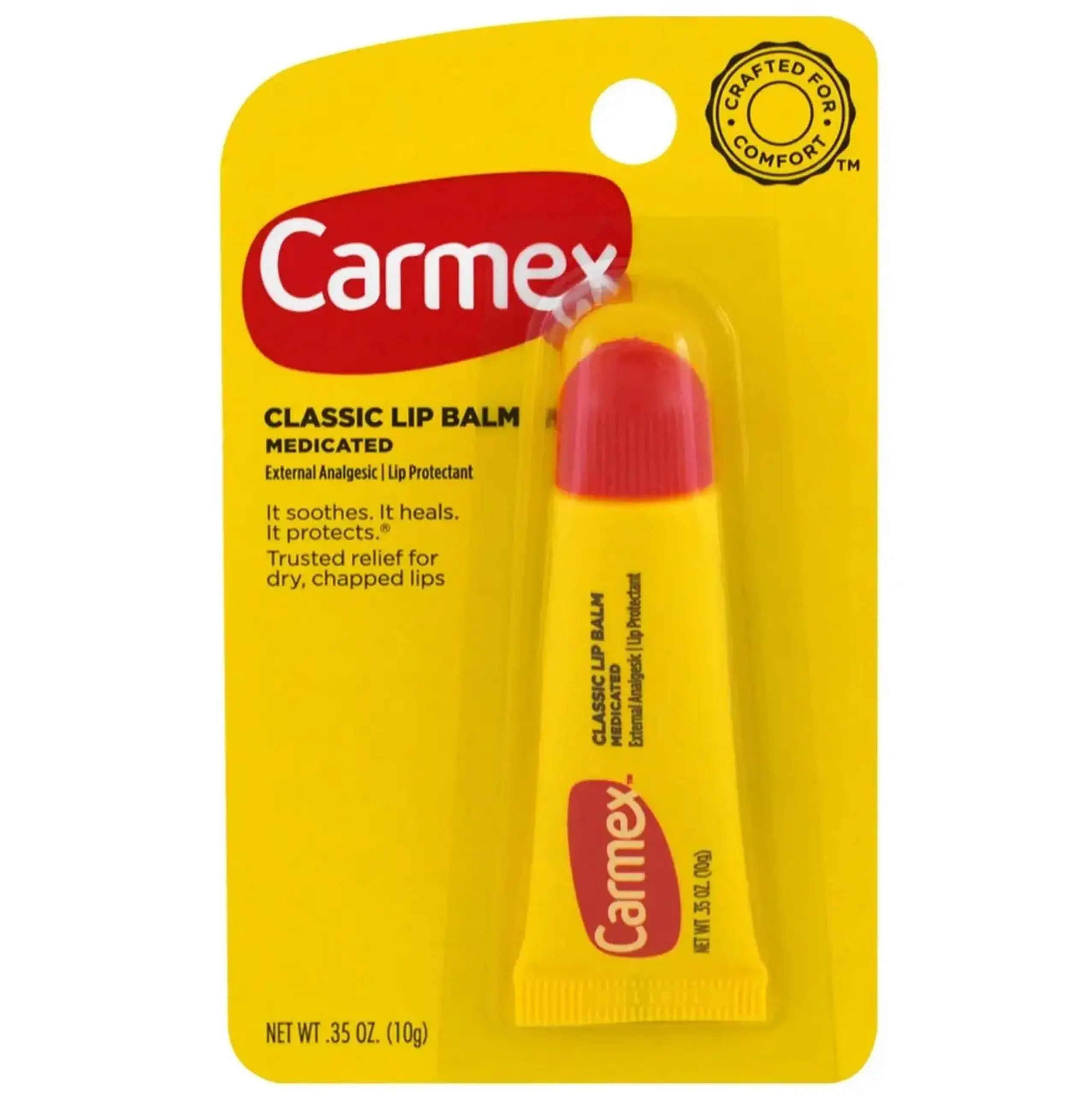 Balsam pentru buze medicinal - Carmex, Classic Lip Balm, Medicated, 10 g