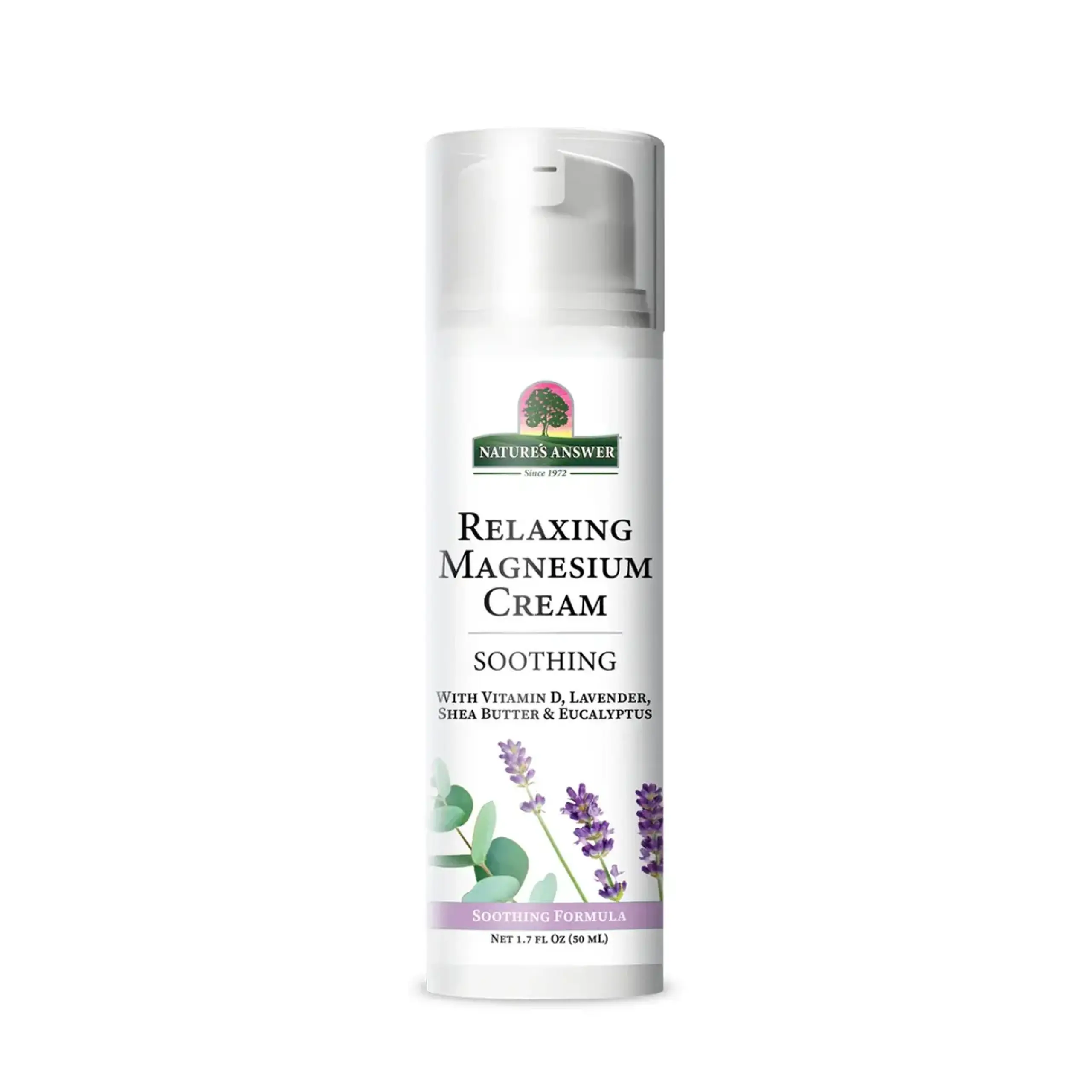 Crema pentru corp Natures Answer, Relaxing Magnesium Cream, 50 ml