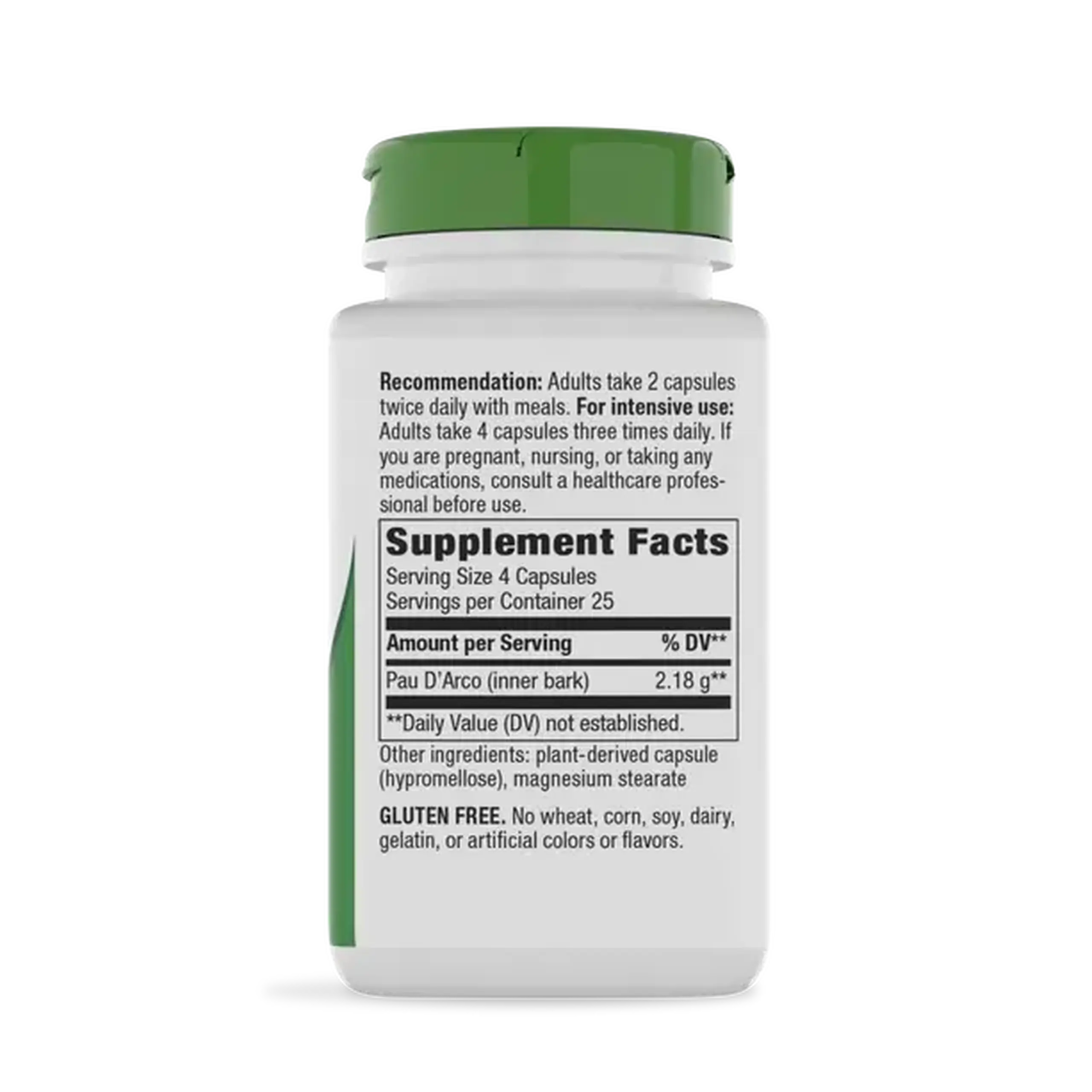 Nature's Way, Pau D’arco Inner Bark, 100 vcaps