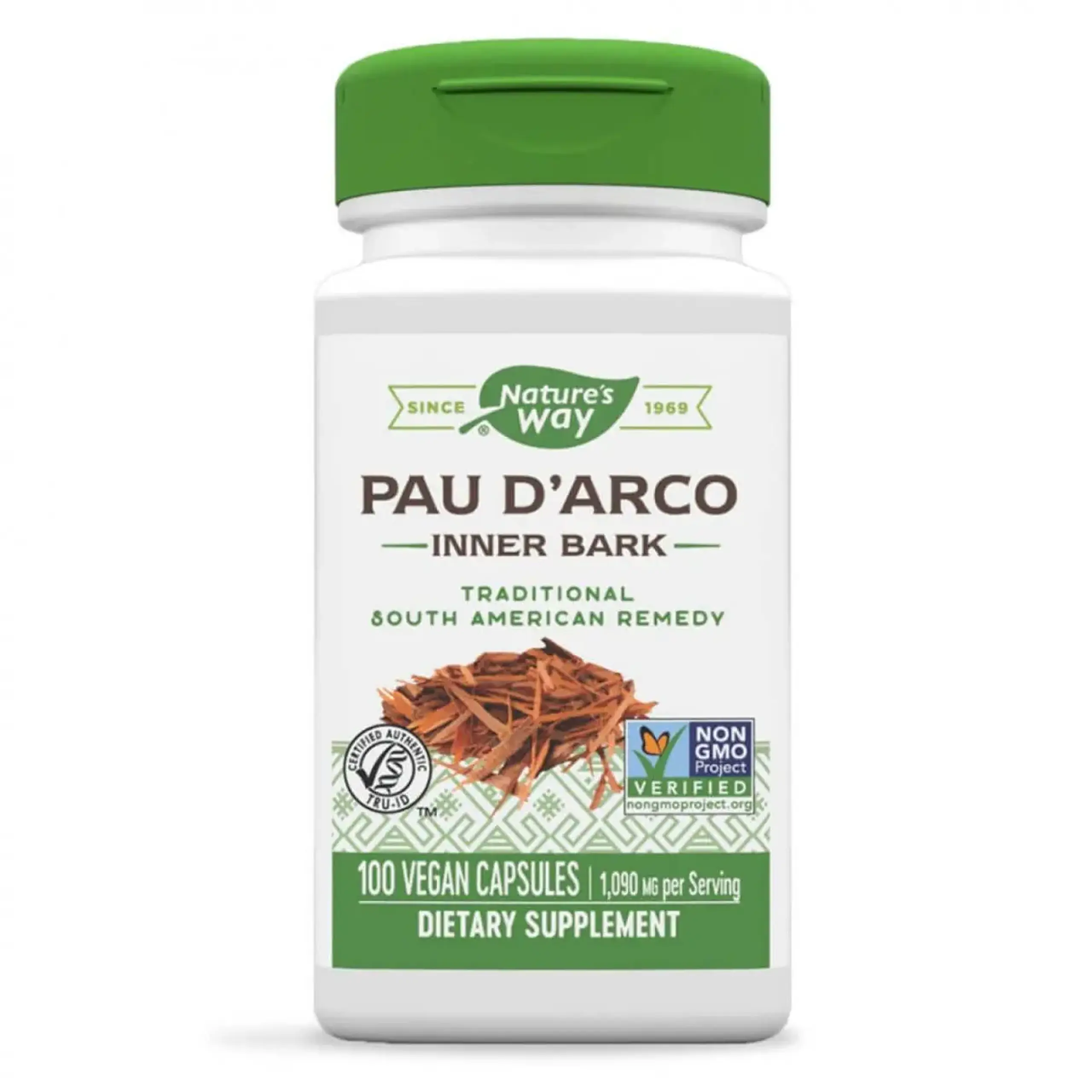 Nature's Way, Pau D’arco Inner Bark, 100 vcaps