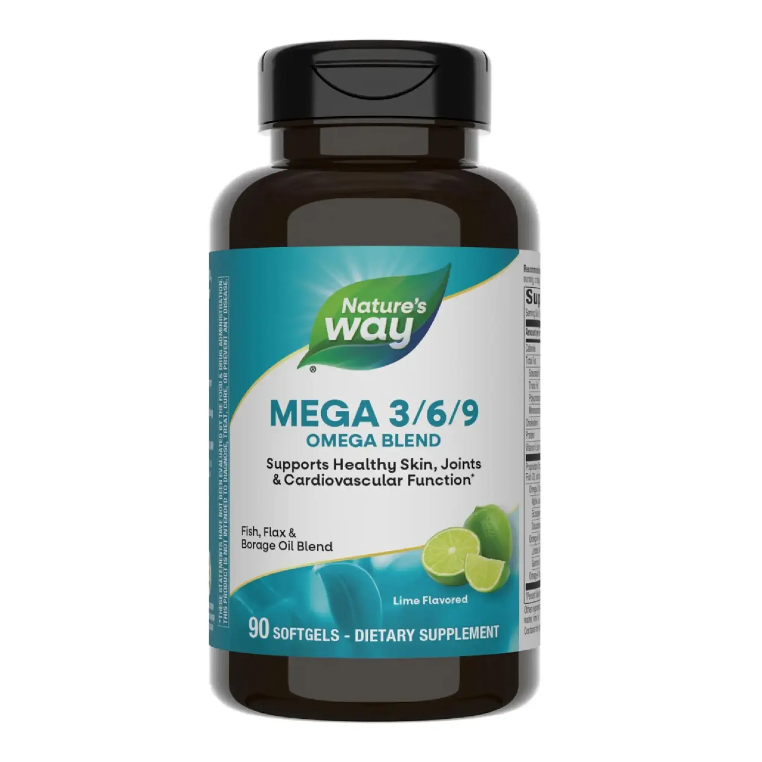 Nature's Way, Mega 3/6/9 Blend, 90 capsule gelatinoase