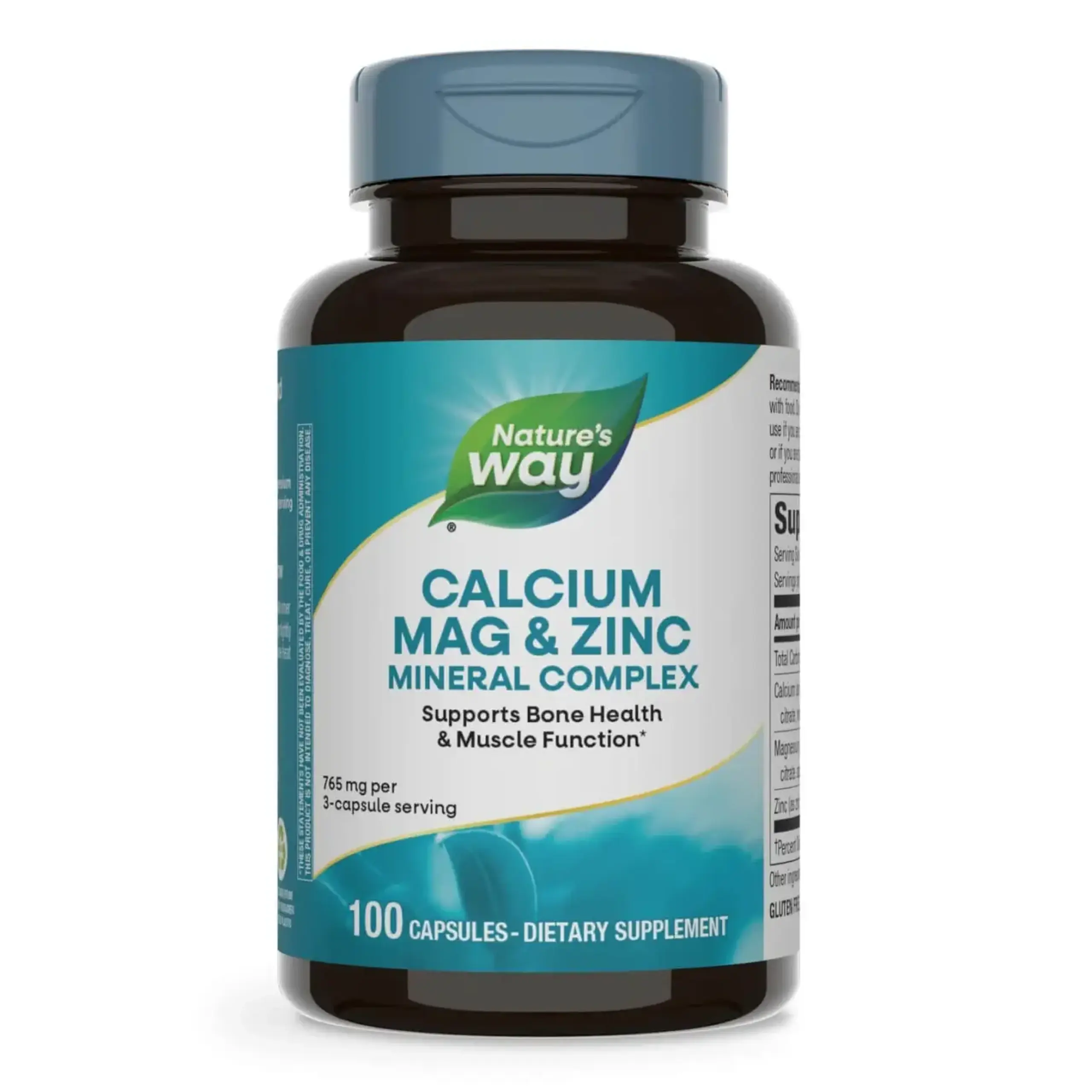 Nature's Way, Calcium-Magnesium-Zinc 100 caps