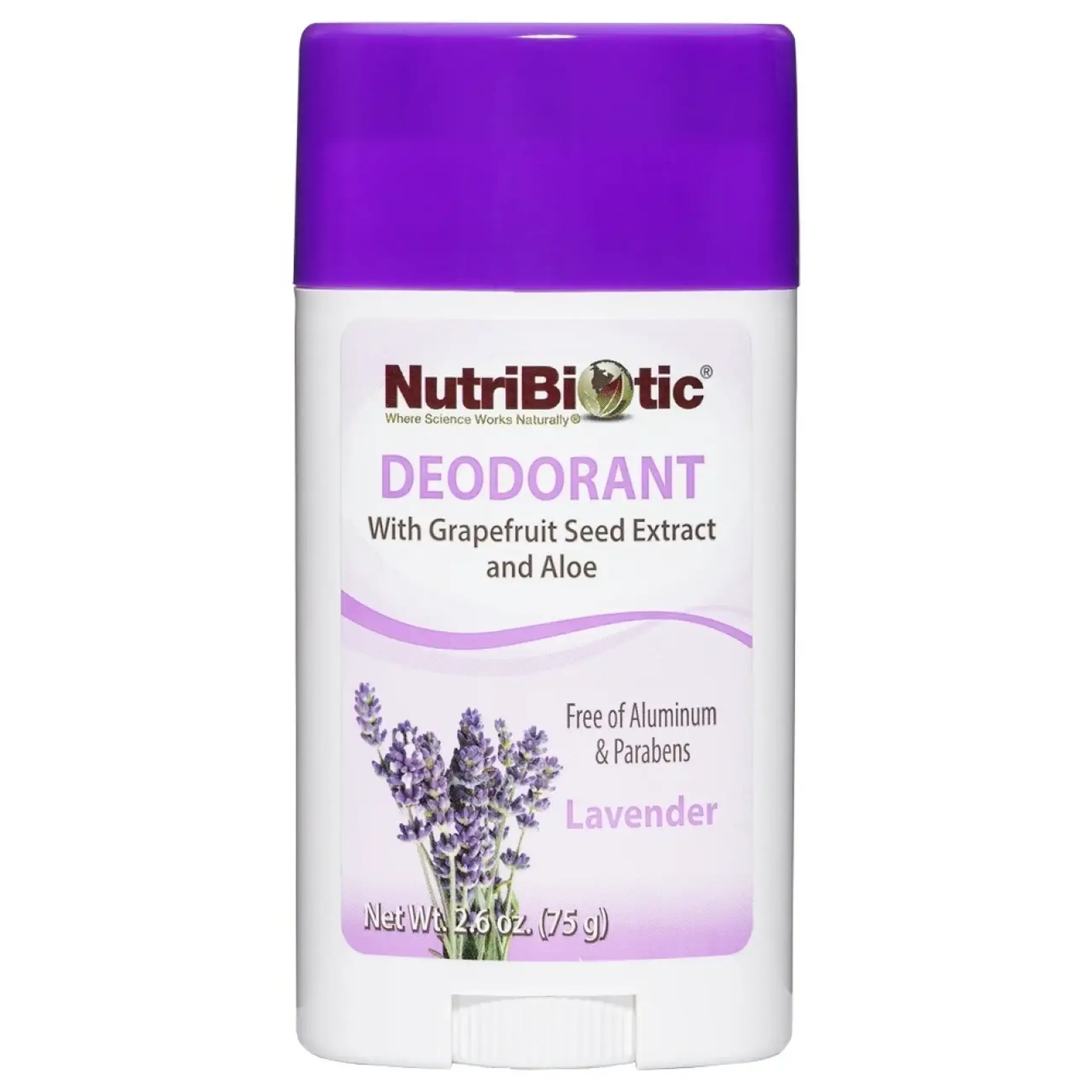 Nutribiotic, Deodorant Lavender, 75 gr.