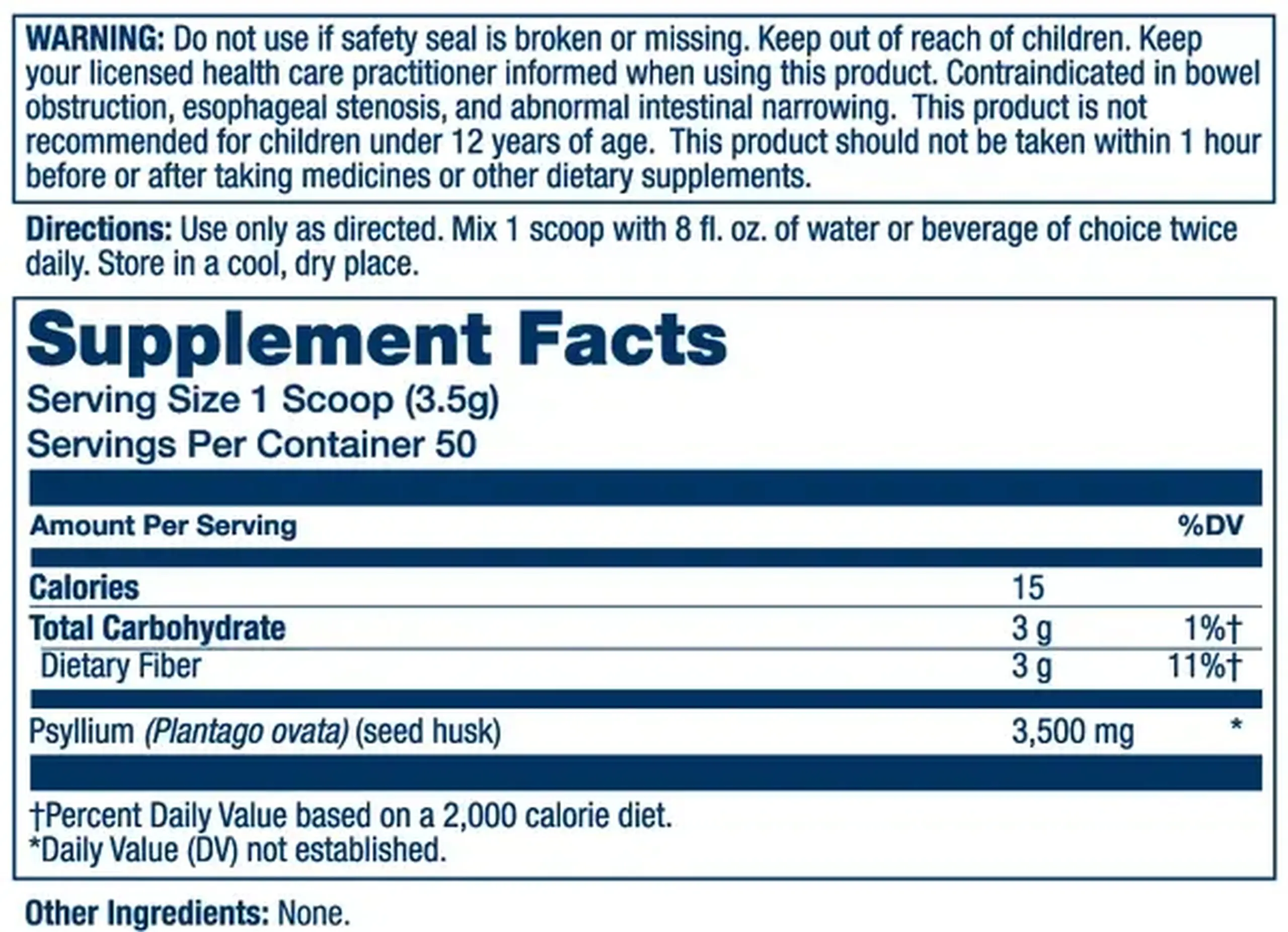 Solaray, Psyllium Husk Fiber Powder, 175 g