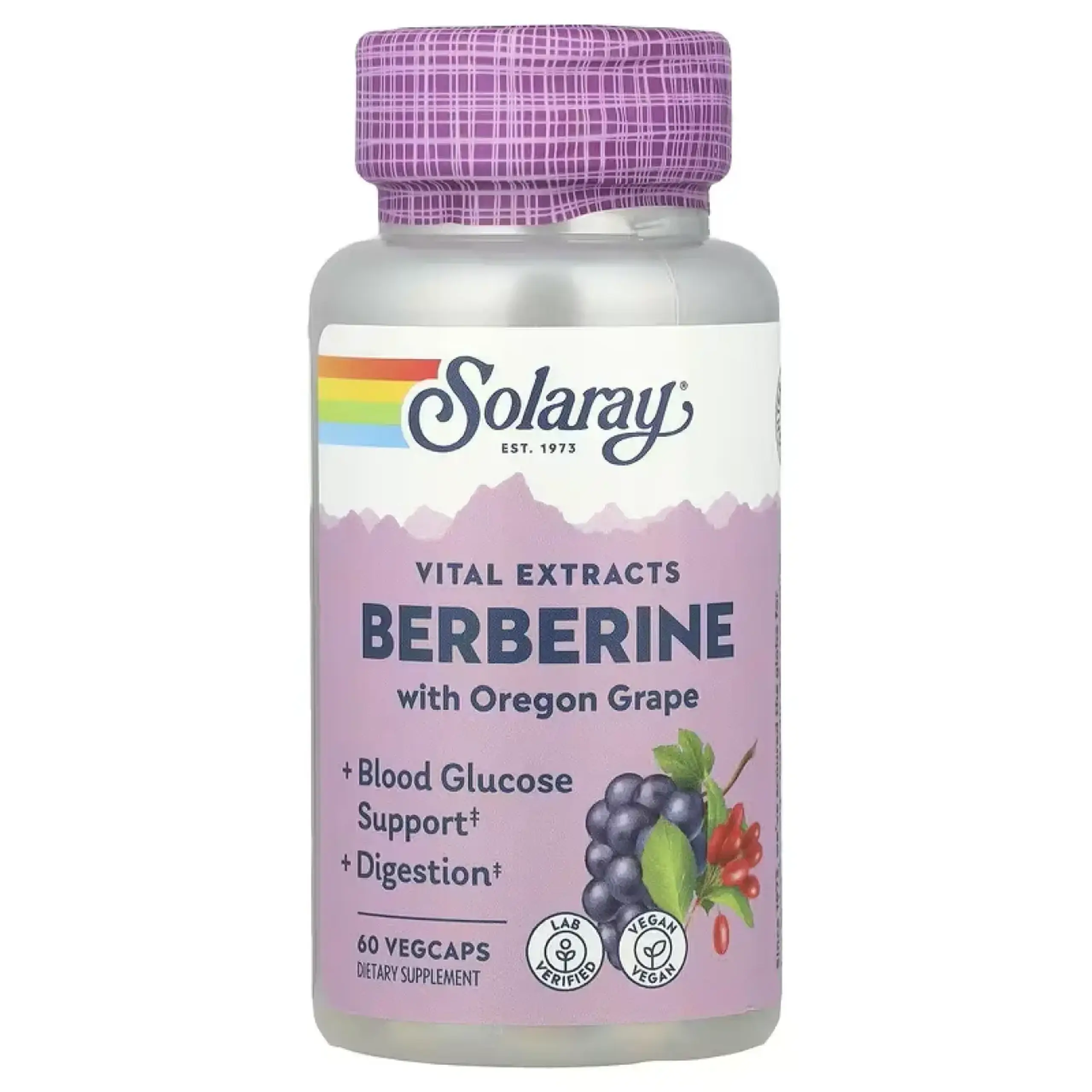 Solaray, Berberine, 60 capsule vegetale