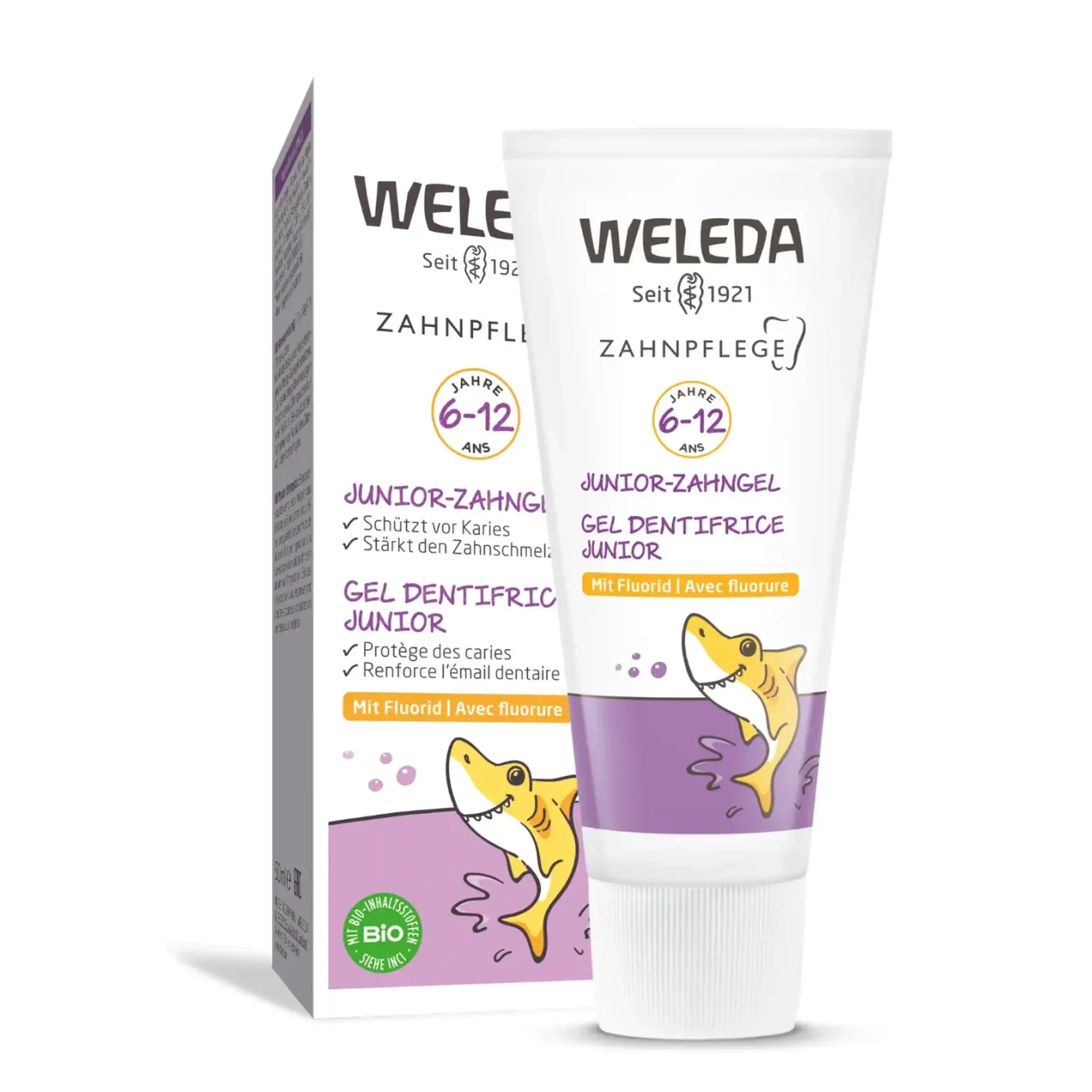 Weleda, Gel De Dinti Junior Cu Fluor (6-12 ani), 50 ml