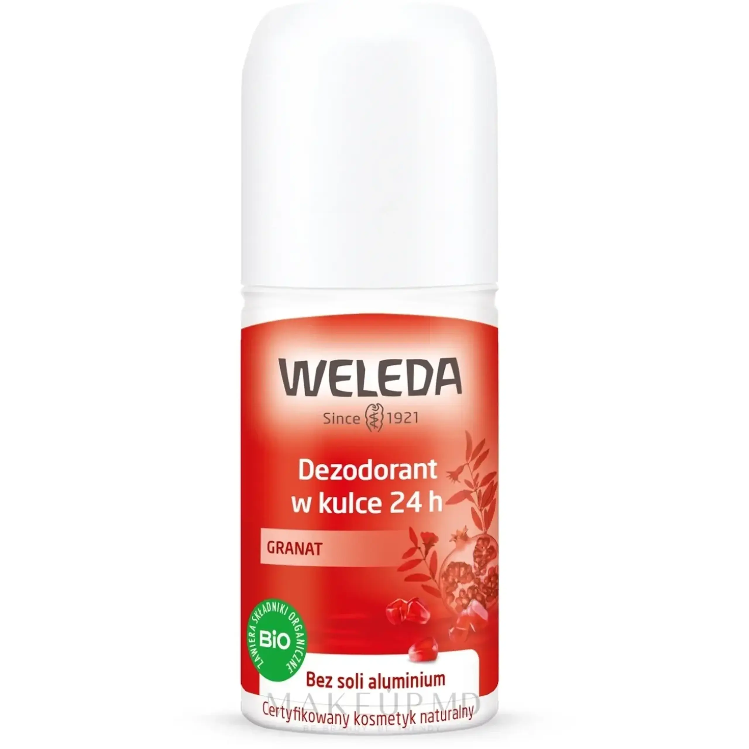 Weleda, 24h Roll-on Deodorant Rodie, 50ml