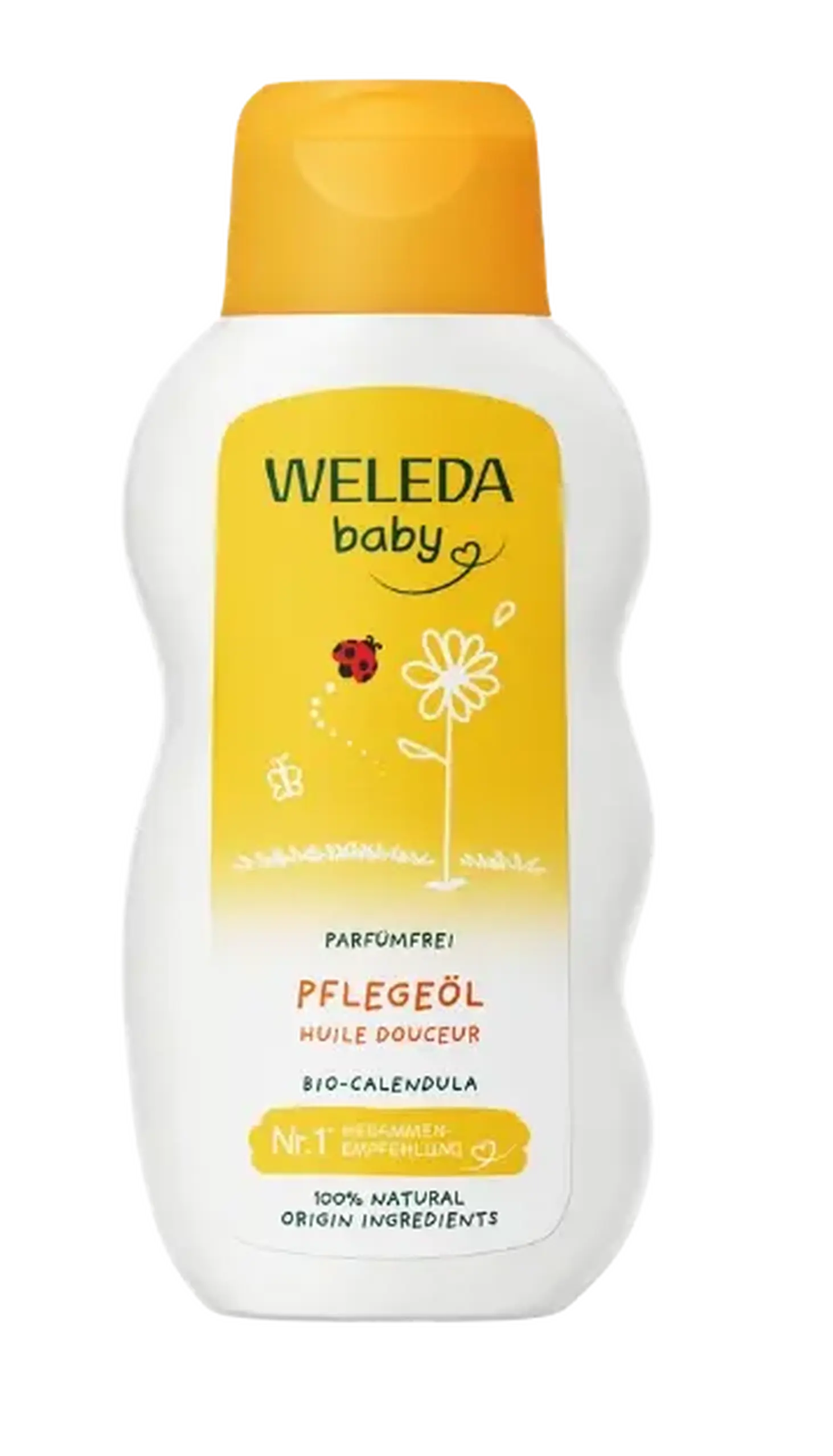 Weleda Baby, Ulei cu galbenele fara parfum, 200 ml