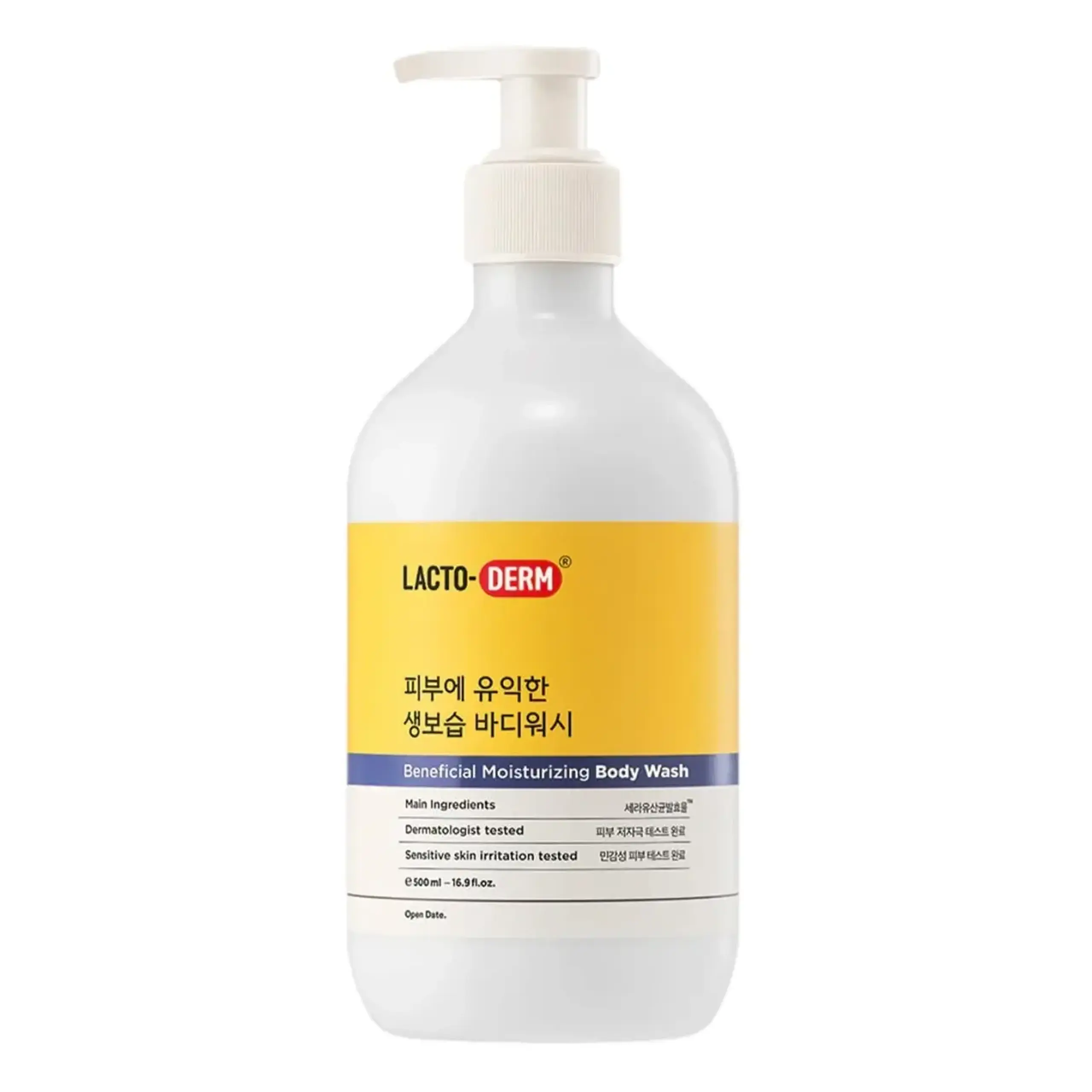 CKD, Lacto-Derm Beneficial Moisturizing Body Wash, 500 ml