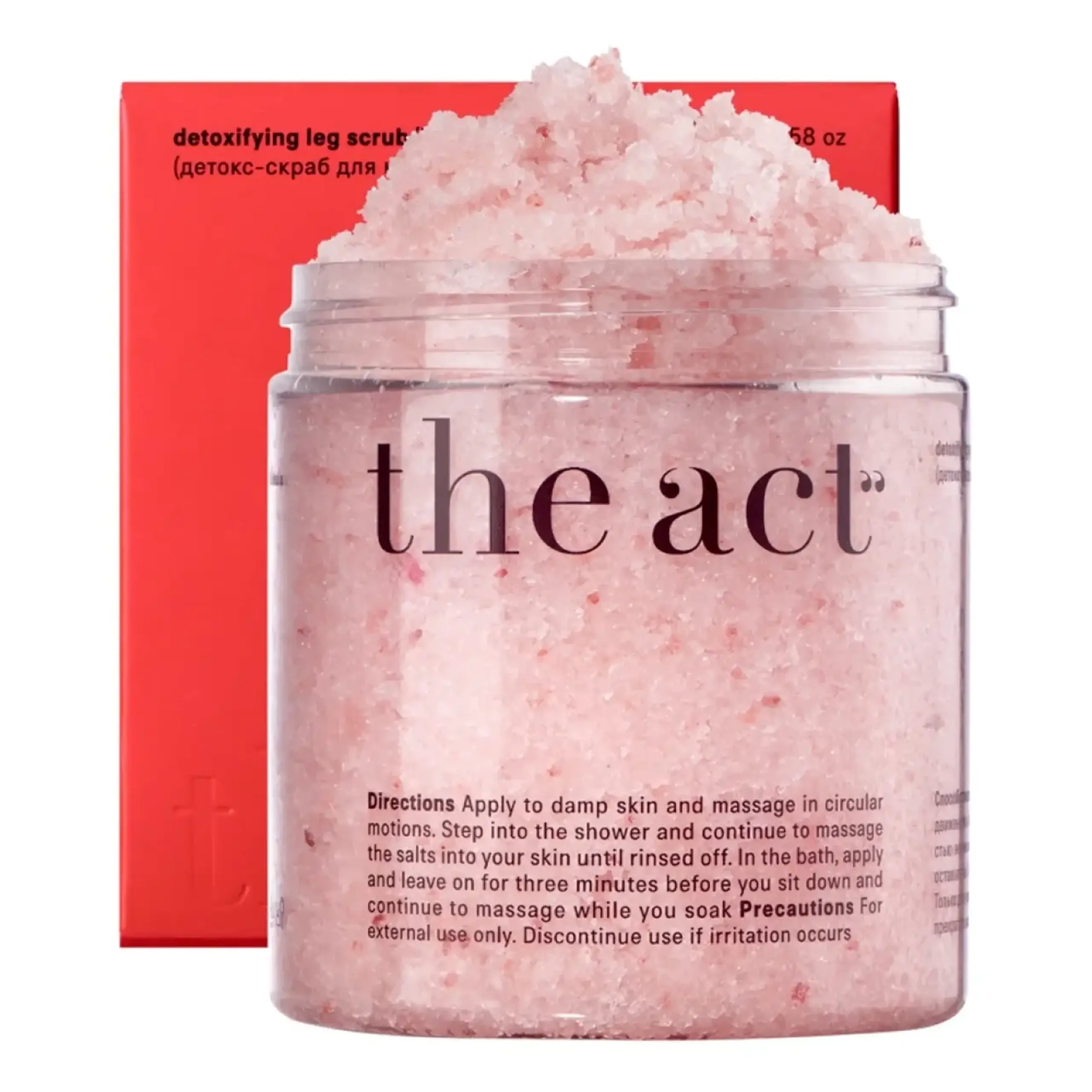 The Act, Detoxifying Leg Scrub / Bath Soak, 300 ml