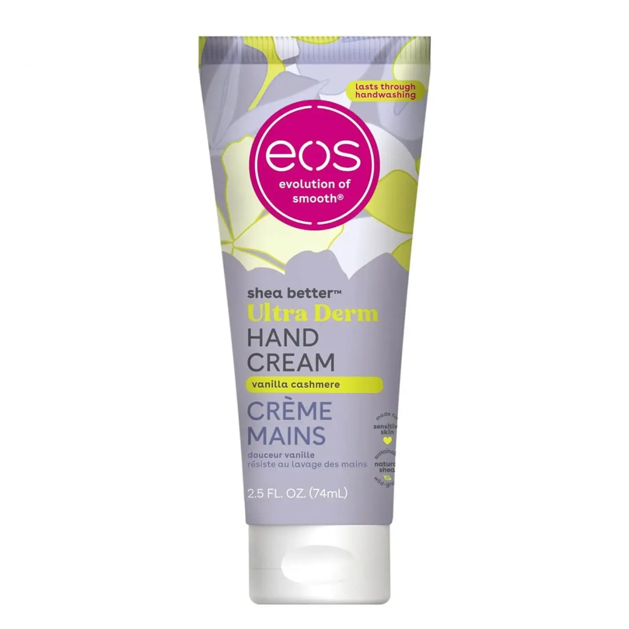 Crema de maini EOS, Shea Better Hand Cream Vanilla, 74ml