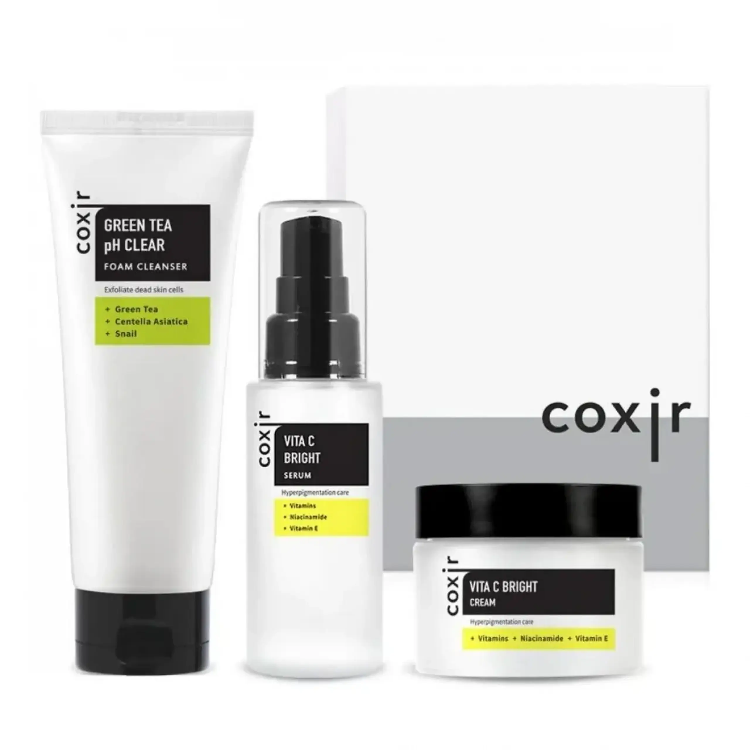 Set pentru față Coxir, Vita C Bright Set