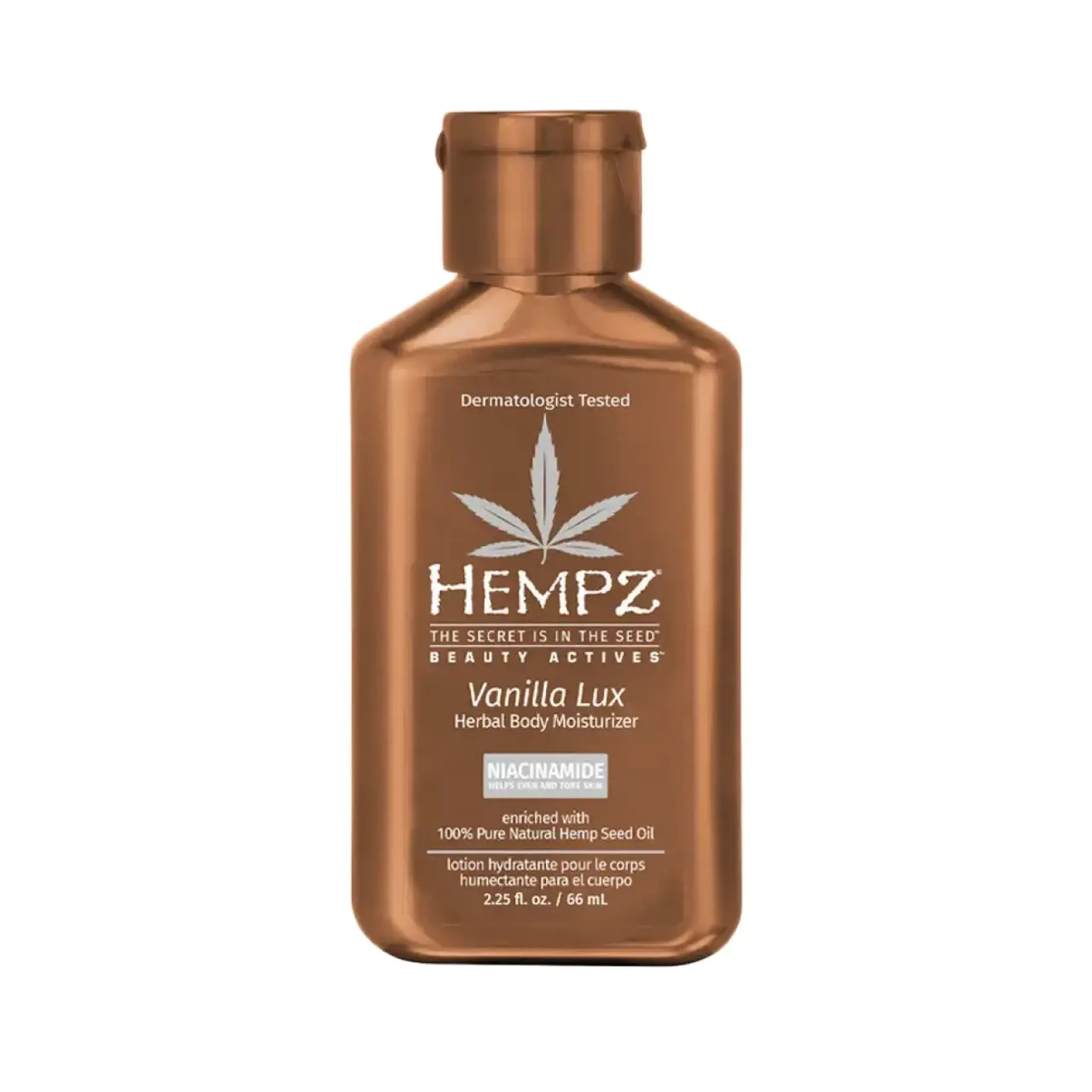 Lotiune pentru corp Hempz, Vanilla Lux Herbal Body Moisturizer, 66 ml