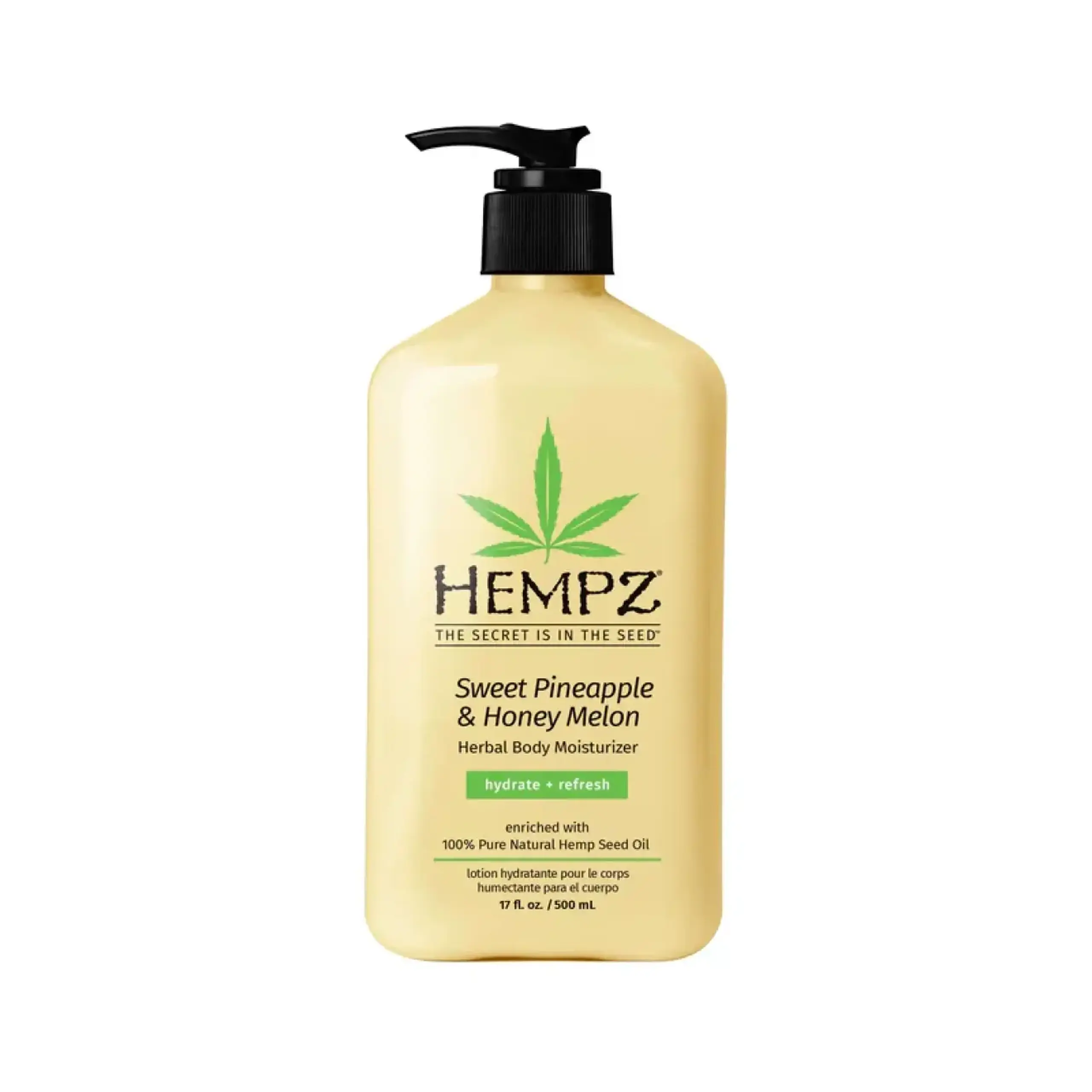 Hempz, Sweet Pineapple Honey Melon Herbal Body Moisturizer, 500 ml