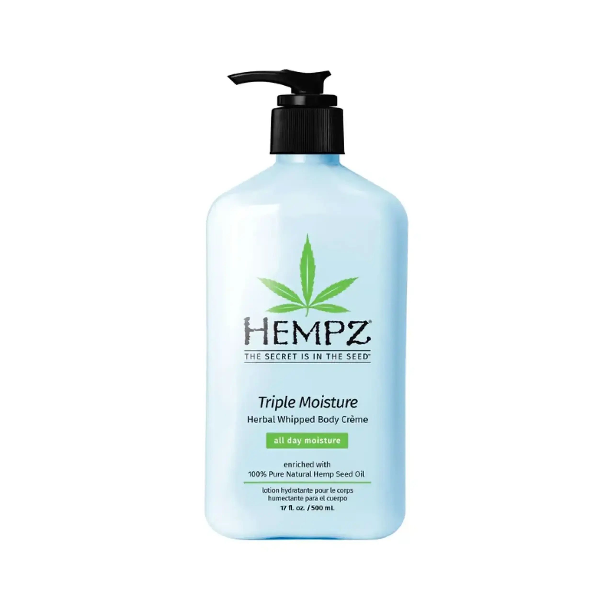 Hempz, Triple Moisture Herbal Whipped Body Creme, 500 ml
