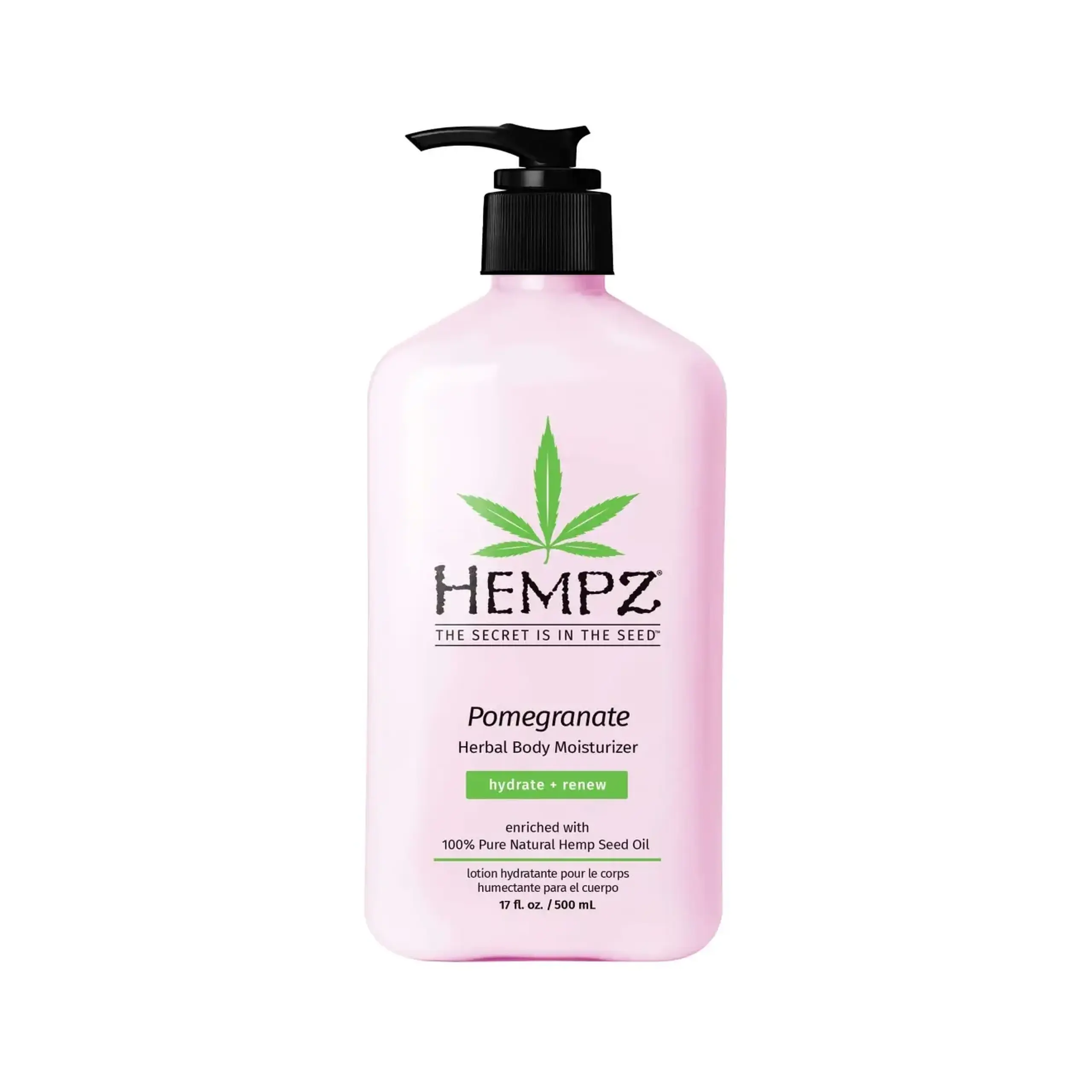 Hempz, Pomegranate Herbal Body Moisturizer, 500 ml
