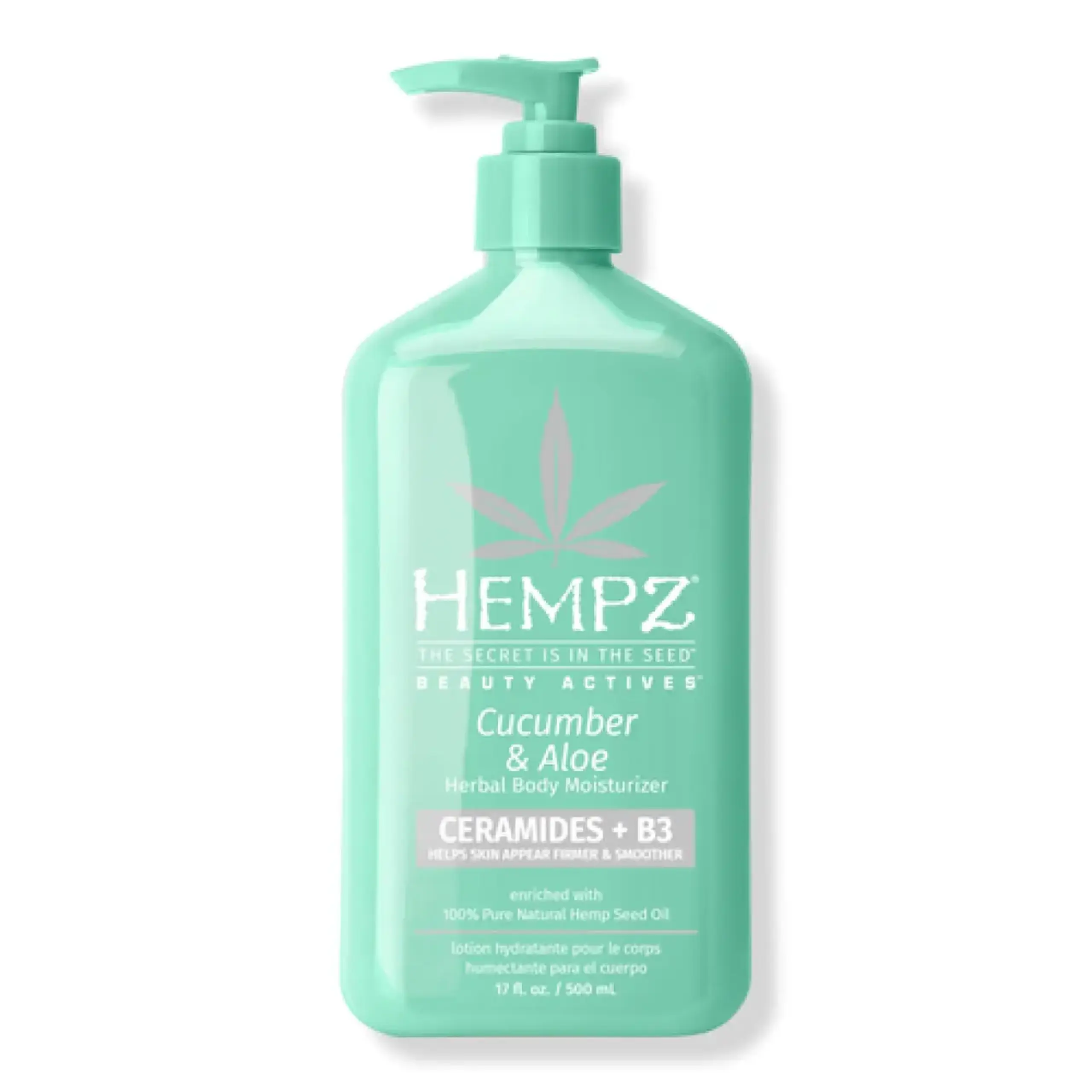 Hempz, Cucumber & Aloe Herbal Body Moisturizer, 500 ml
