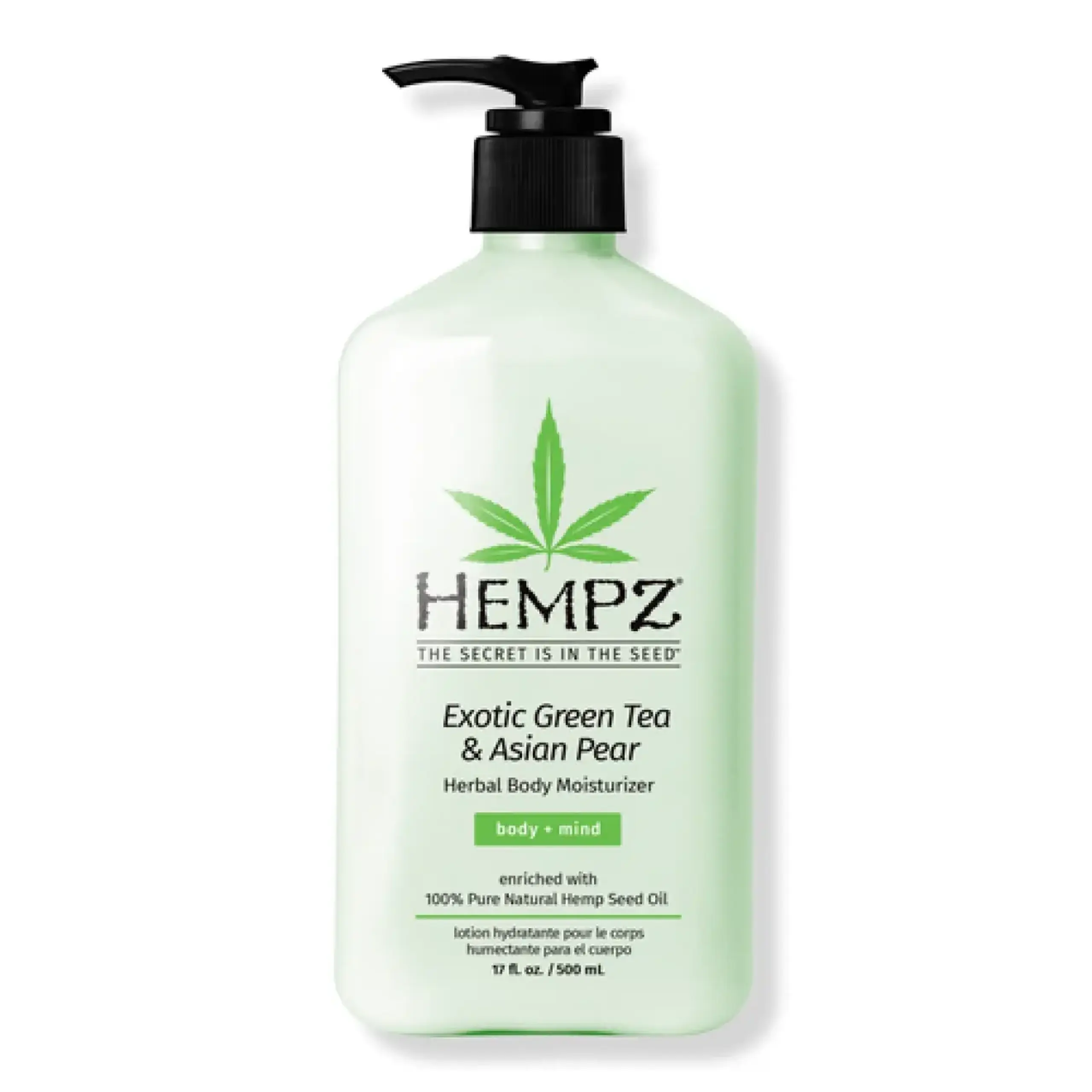 Hempz, Exotic Green Tea & Asian Pear Herbal Body Moisturizer, 500 ml