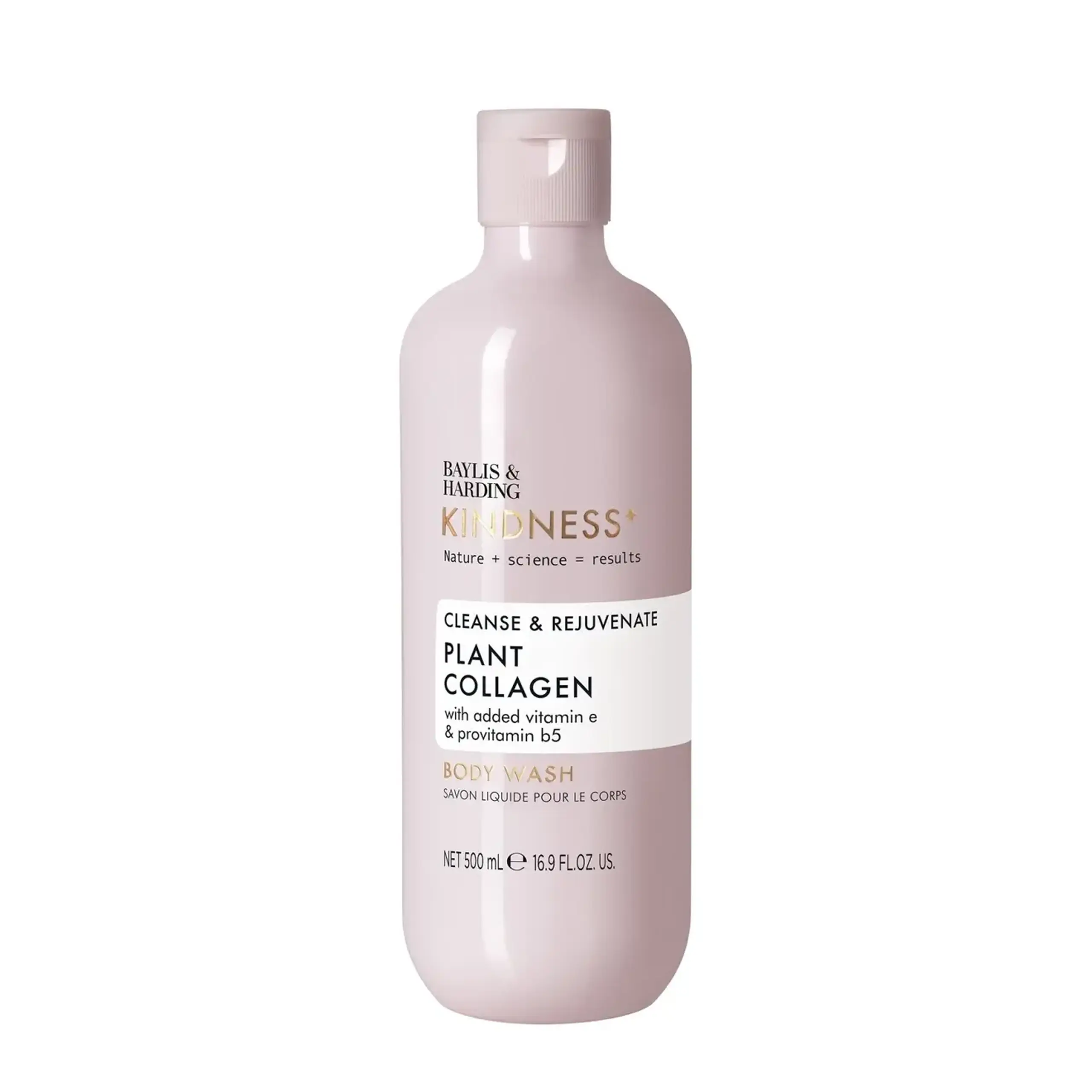 Gel de dus Baylis & Harding, Kindness+ Plant Collagen Body Wash, 500 ml