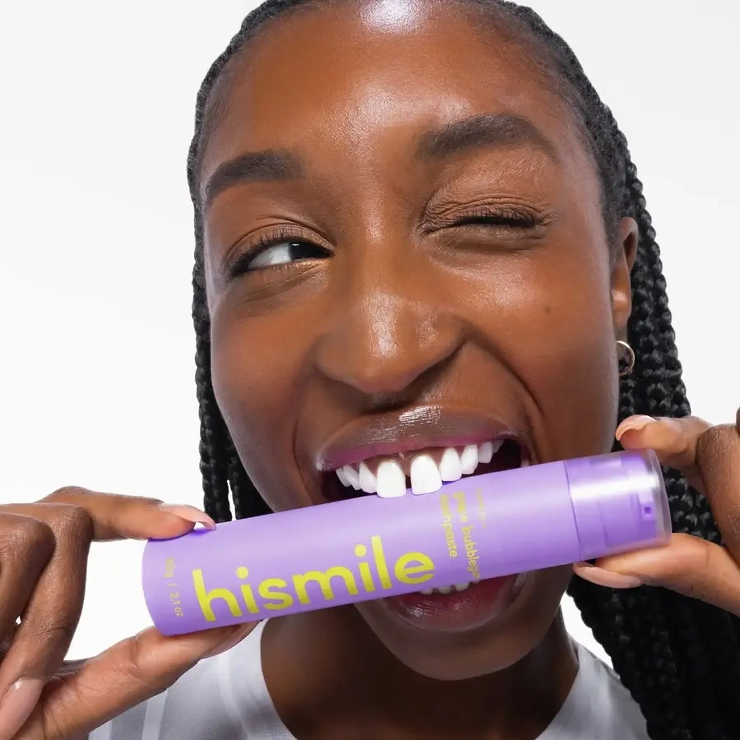 Hismile, Grape Bubbegum Toothpaste, 60 g