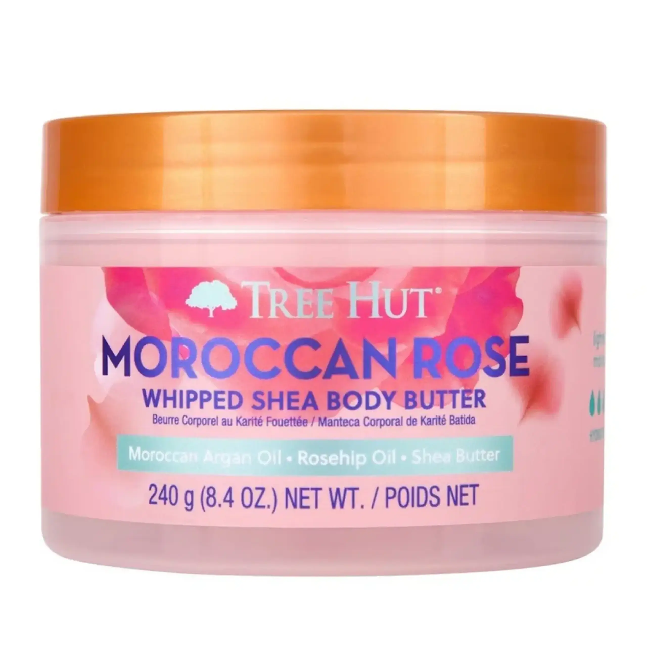 Tree Hut, Moroccan Rose, Whipped Body Butter, 240 gr.