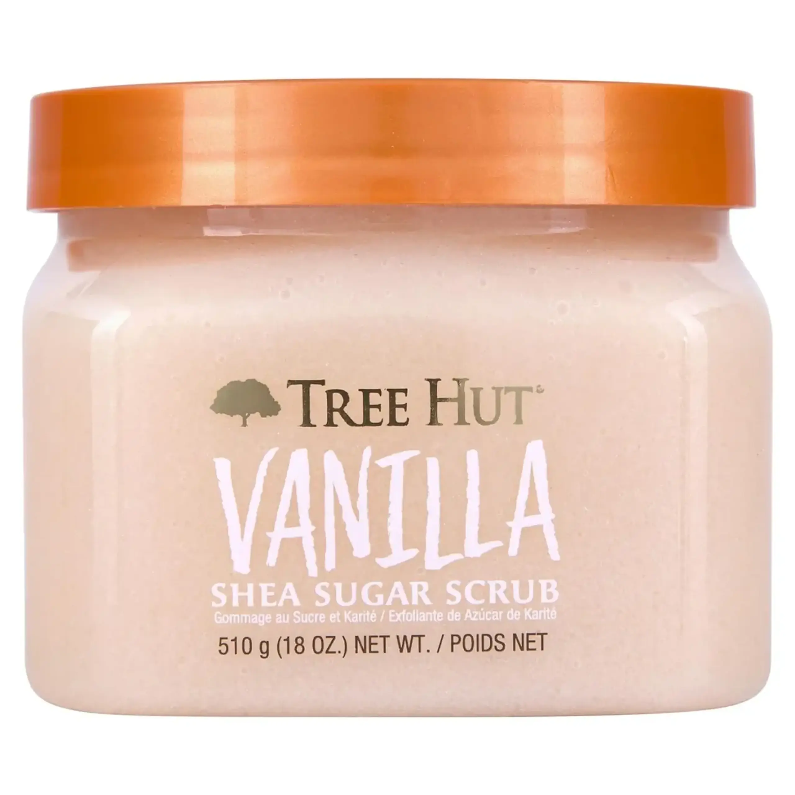 Scrub exfoliant pentru corp Tree Hut, Vanilla Shea Sugar Scrub, 510 gr.