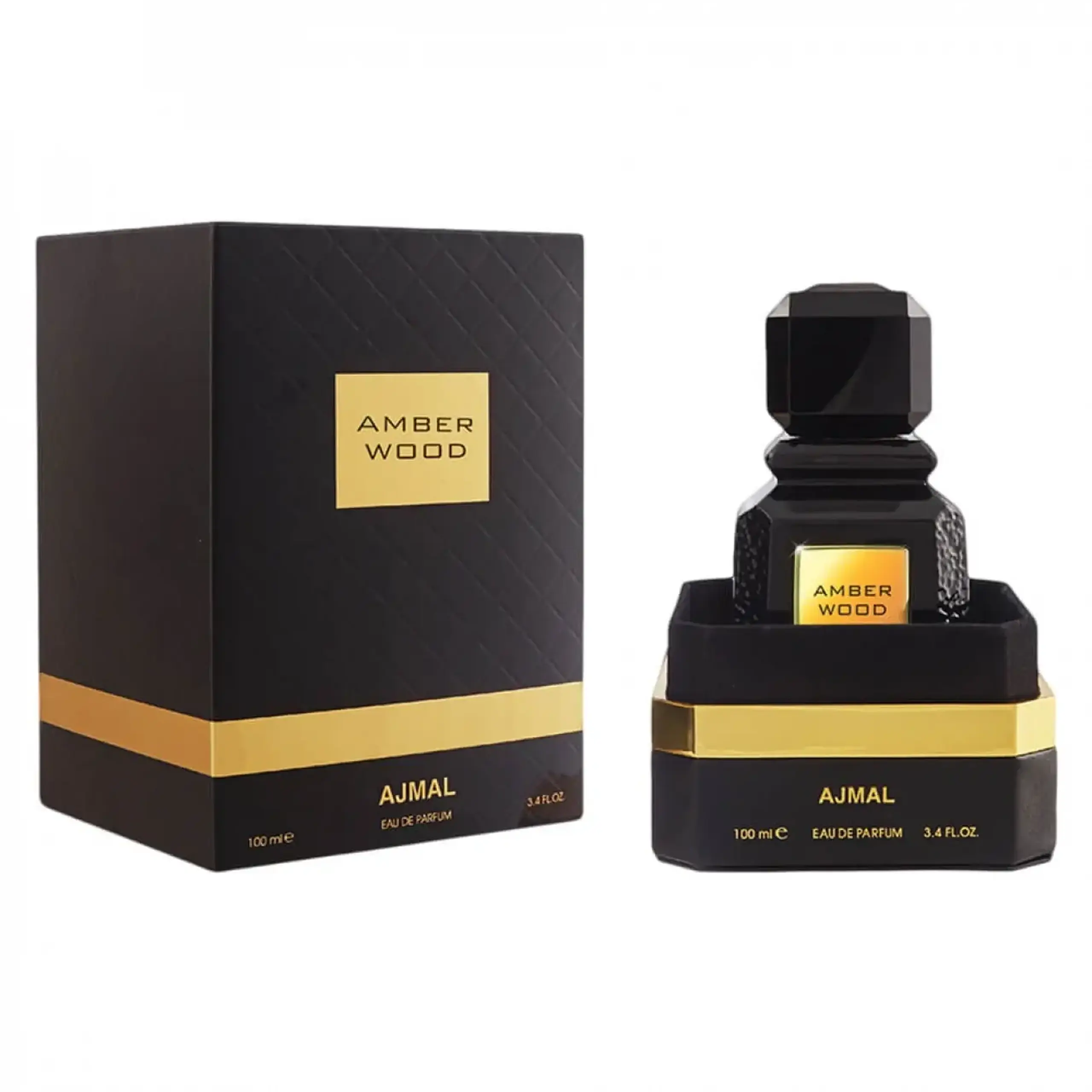 Apa de parfum unisex Ajmal, Amber Wood EDP, 100 ml