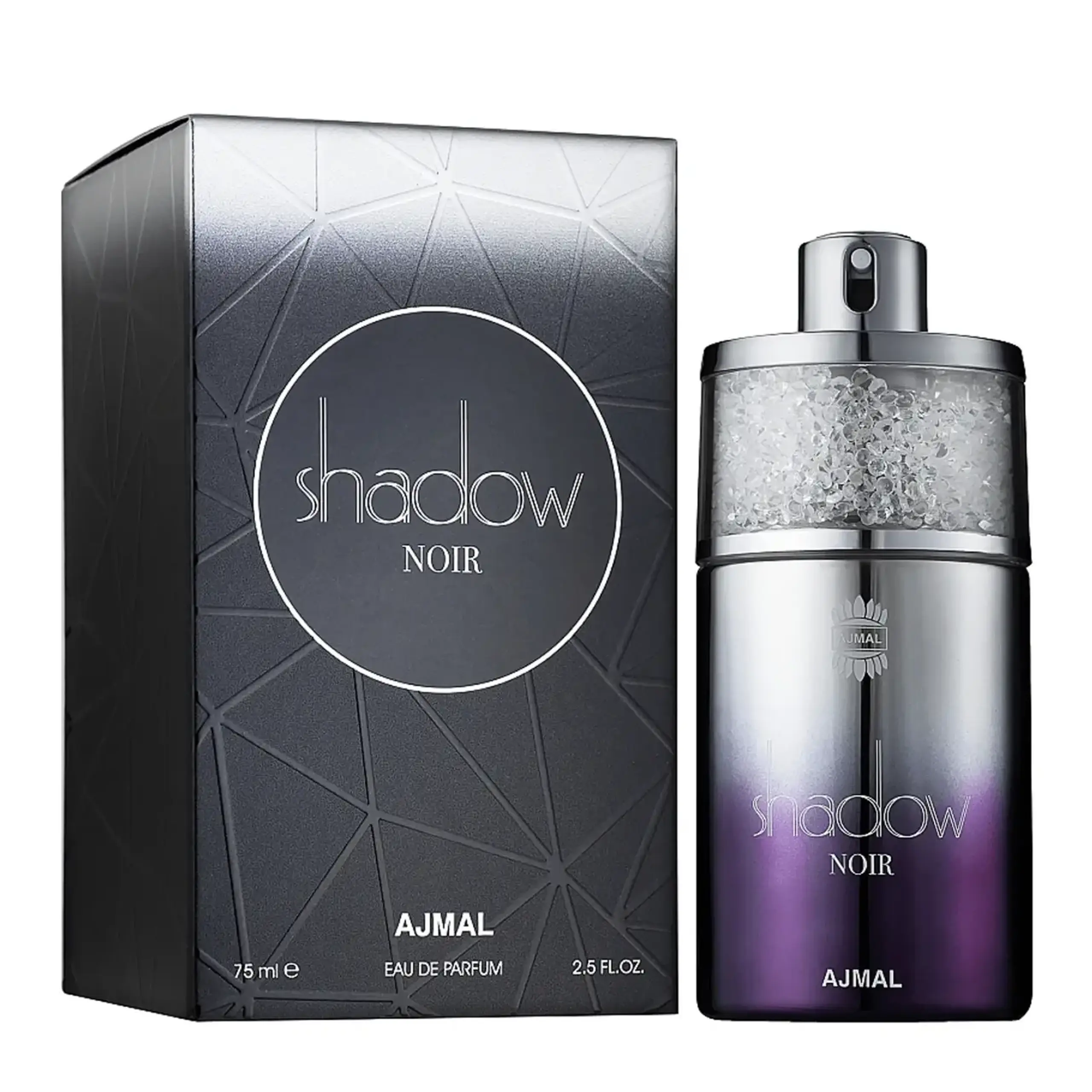 Apa de parfum unisex Ajmal, Shadow Noir EDP, 75 ml