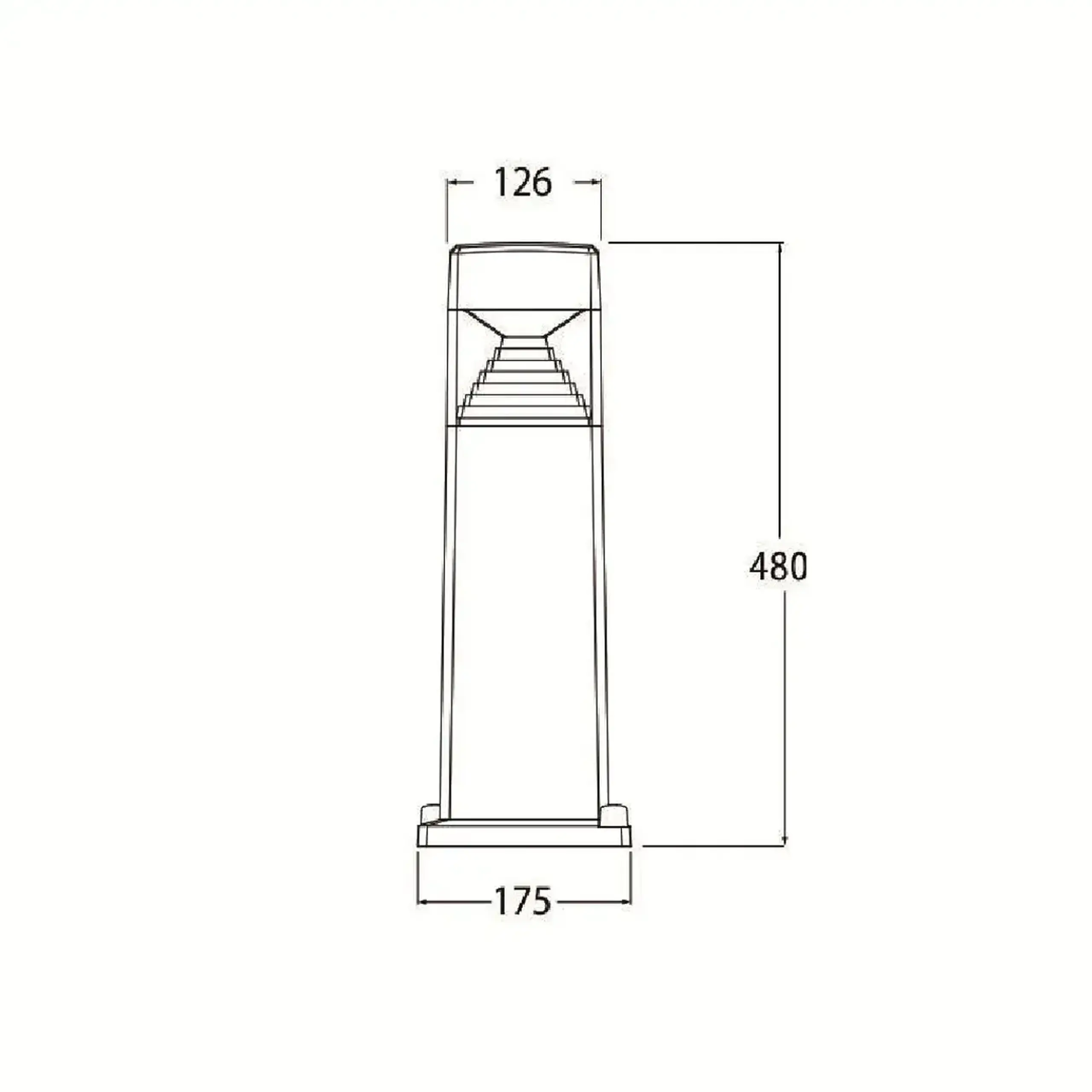 Corp de iluminat ESTER 500 7 W GX53 220 - 240 V IP55 Fumagalli - Gri/Transparent ESTER 500