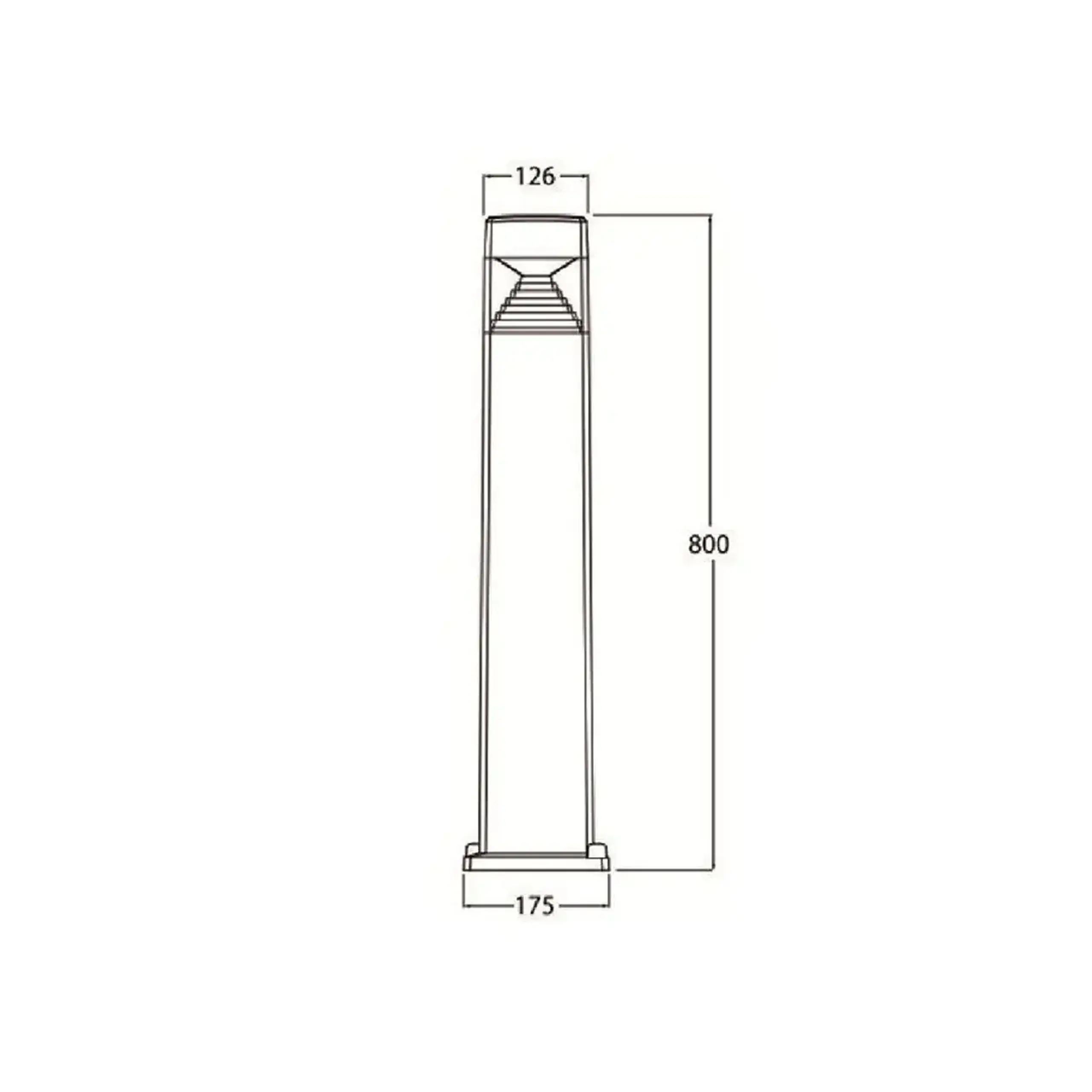 Corp de iluminat ESTER 800 10 W GX53 1200 lm 220 - 240 V IP55 Fumagalli