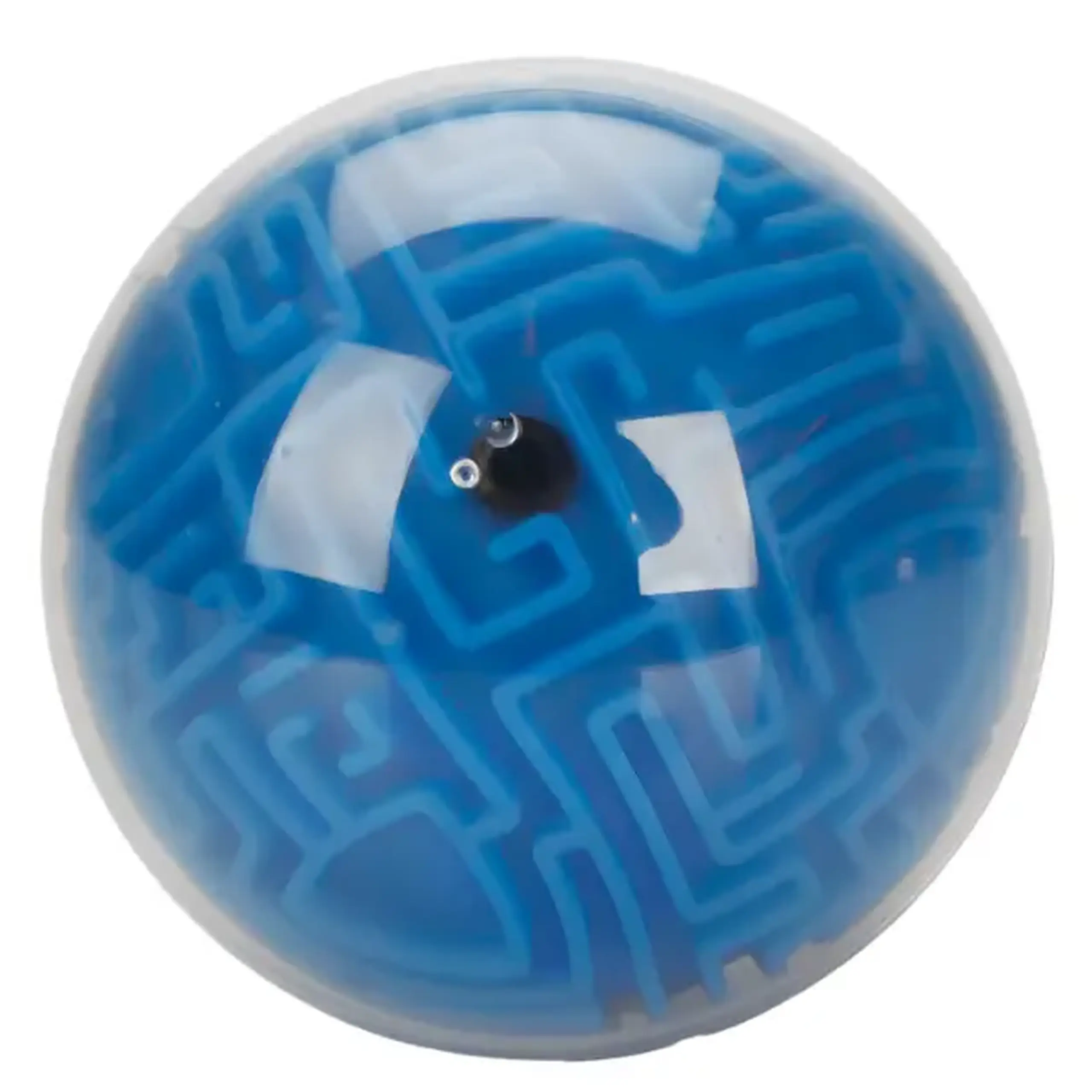 Puzzle „Labirint 3D” cu bilă metalică, 10 cm