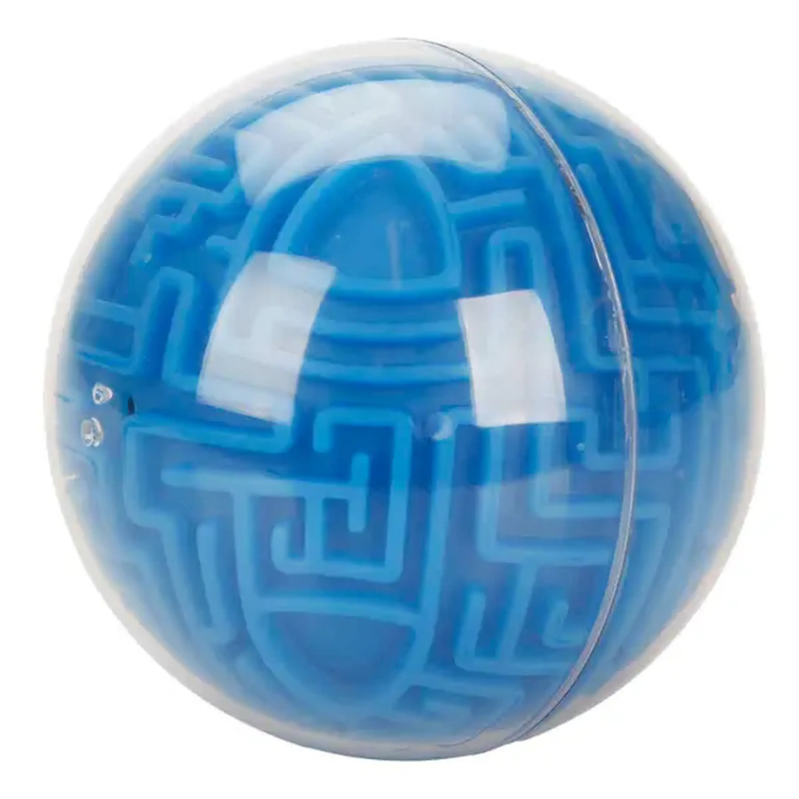 Puzzle „Labirint 3D” cu bilă metalică, 10 cm