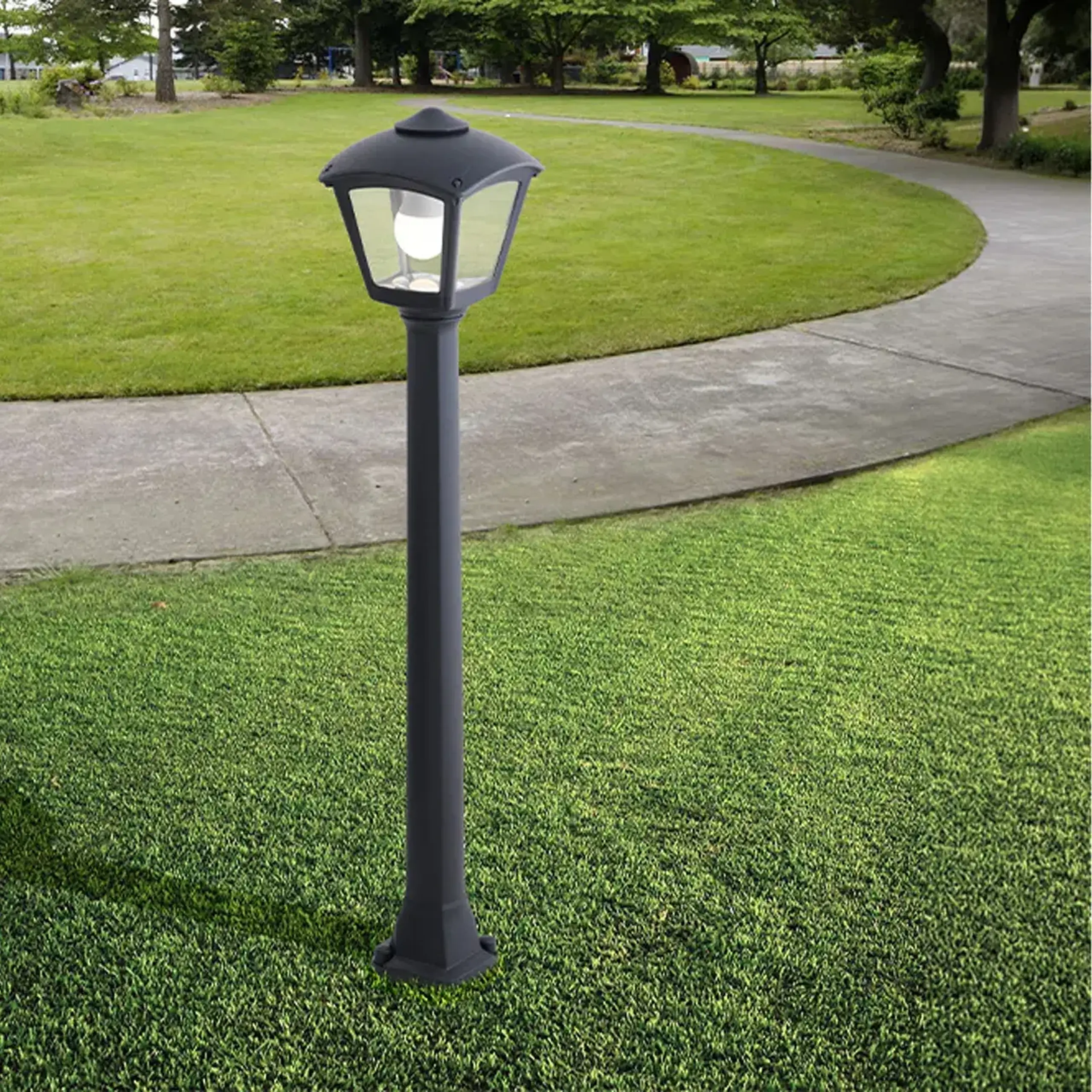 Corp de iluminat GIAFFA/DARIO 8.5 W E27 920 lm 220 - 240 V IP55 Fumagalli - Culoare Negru/Transparent