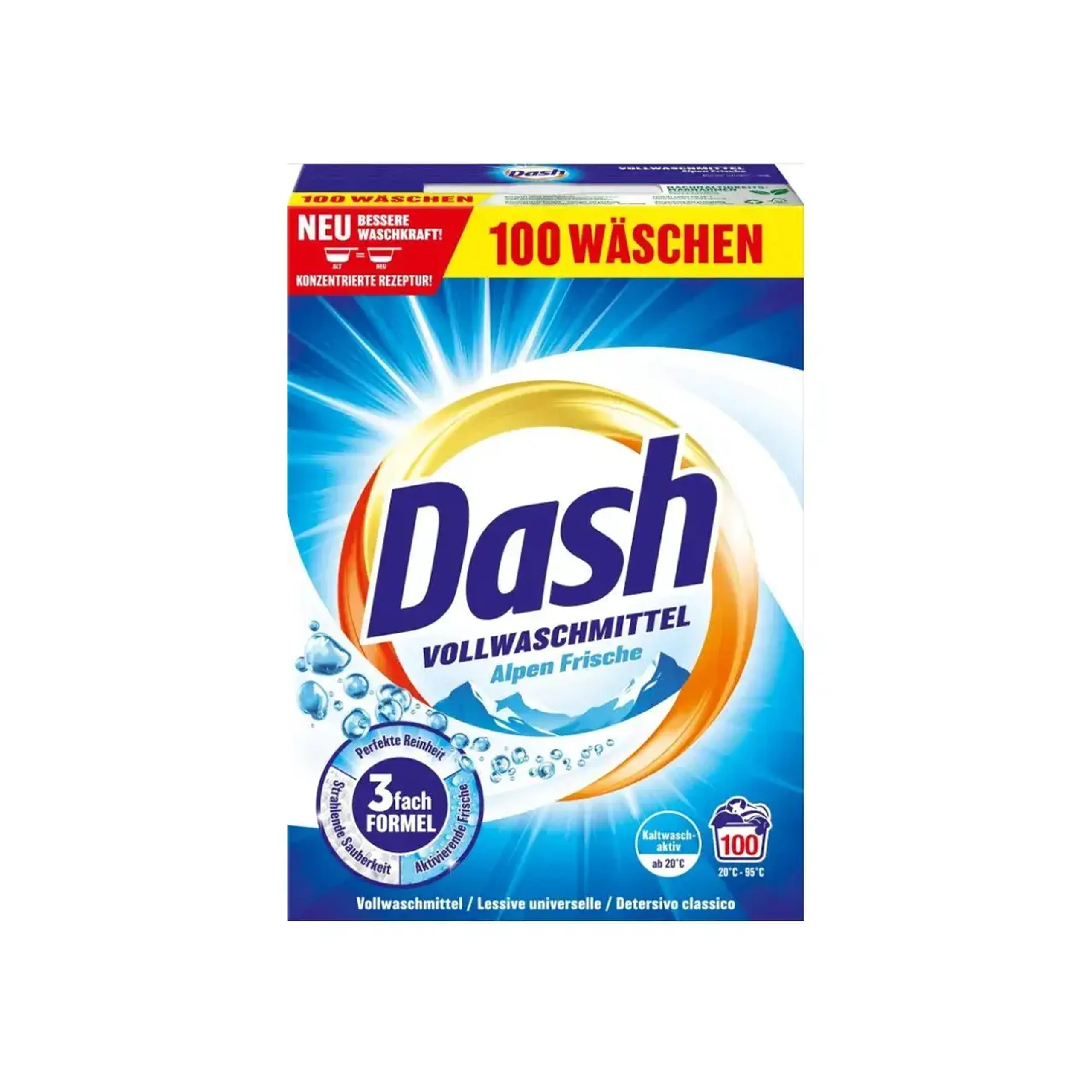 Praf de spălat Alpen Frische DASH - Greutatea 5 kg