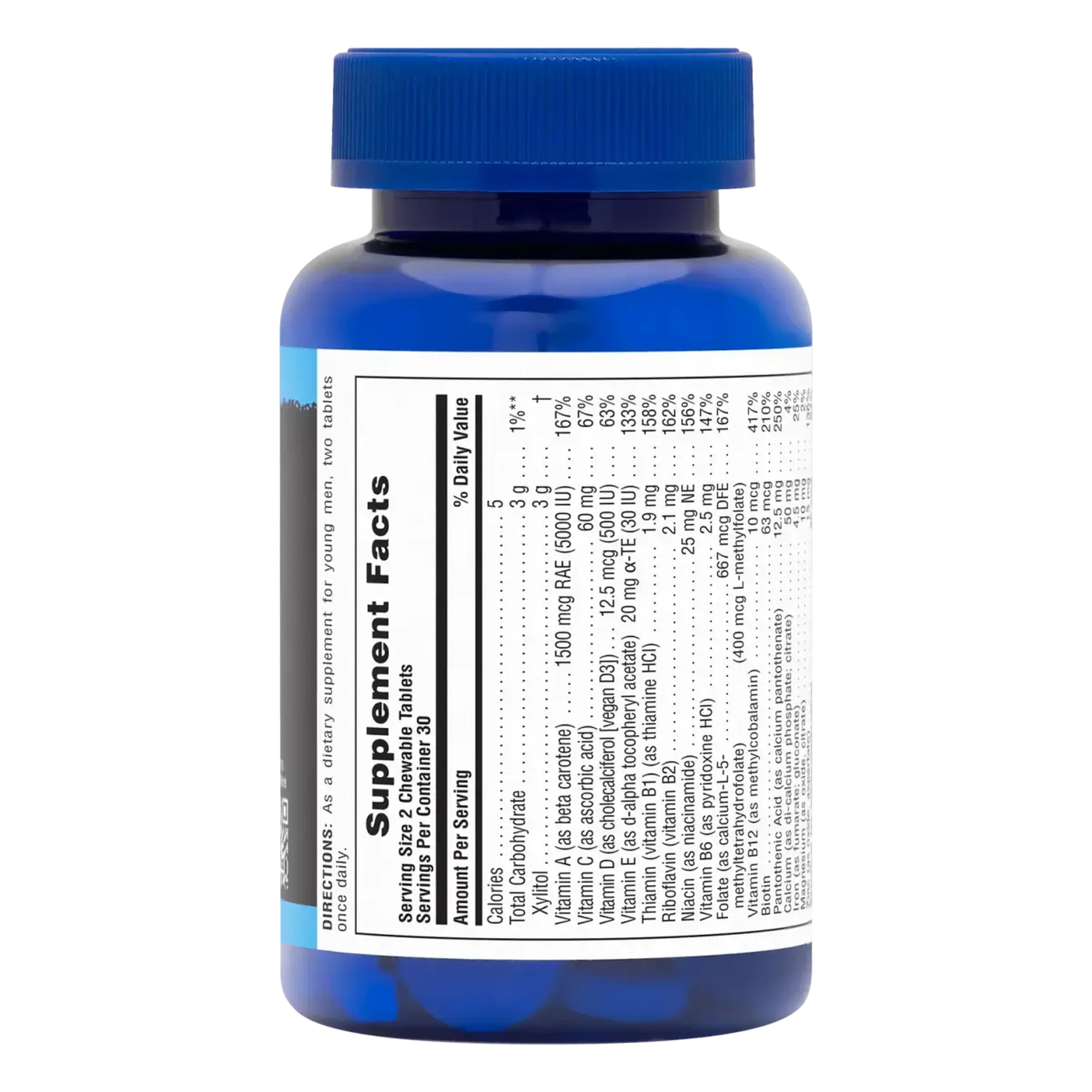 Natures Plus, Power Teen For Him, 60 Chewable Tabs
