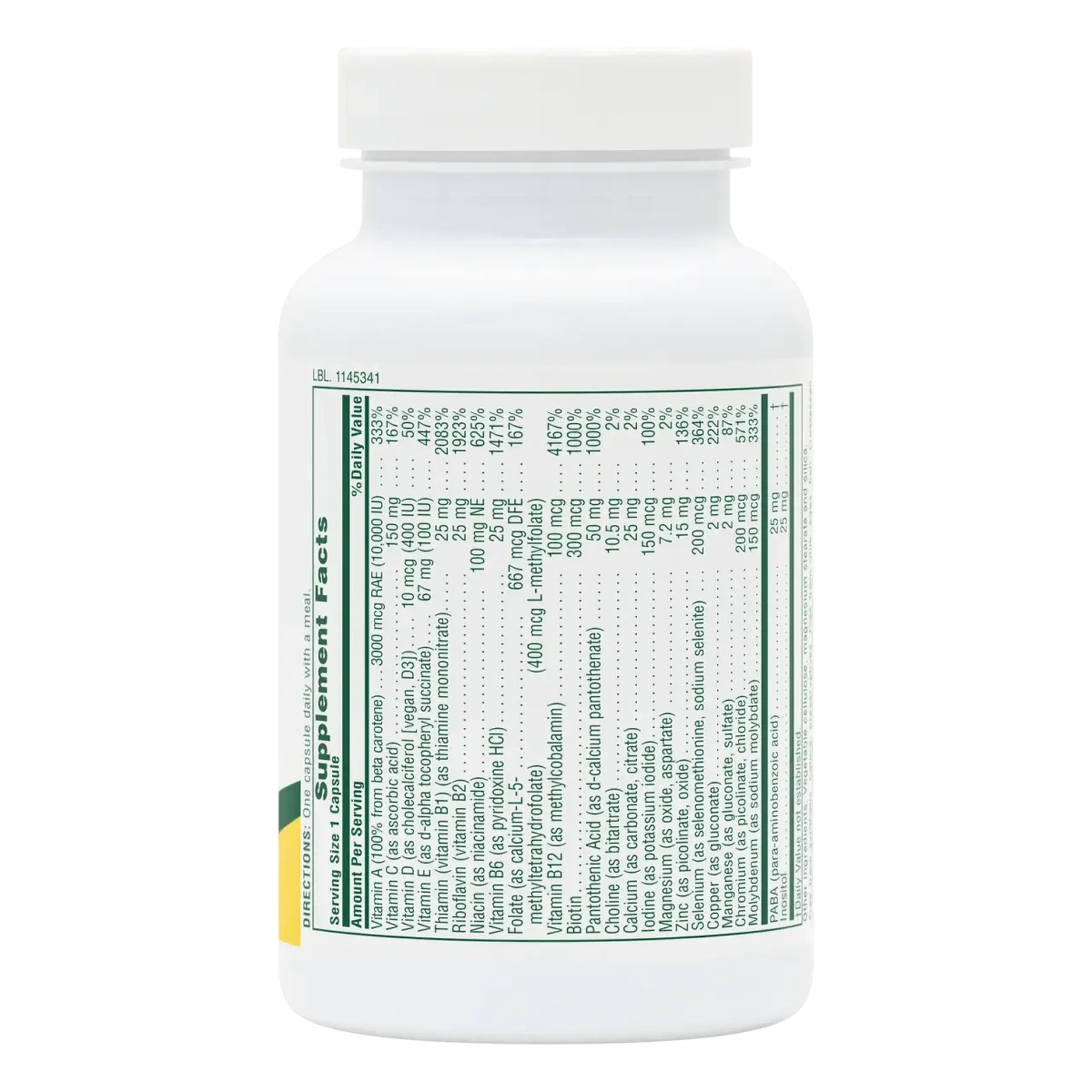 Natures Plus, Ultra One Daily Iron Free, 60 caps