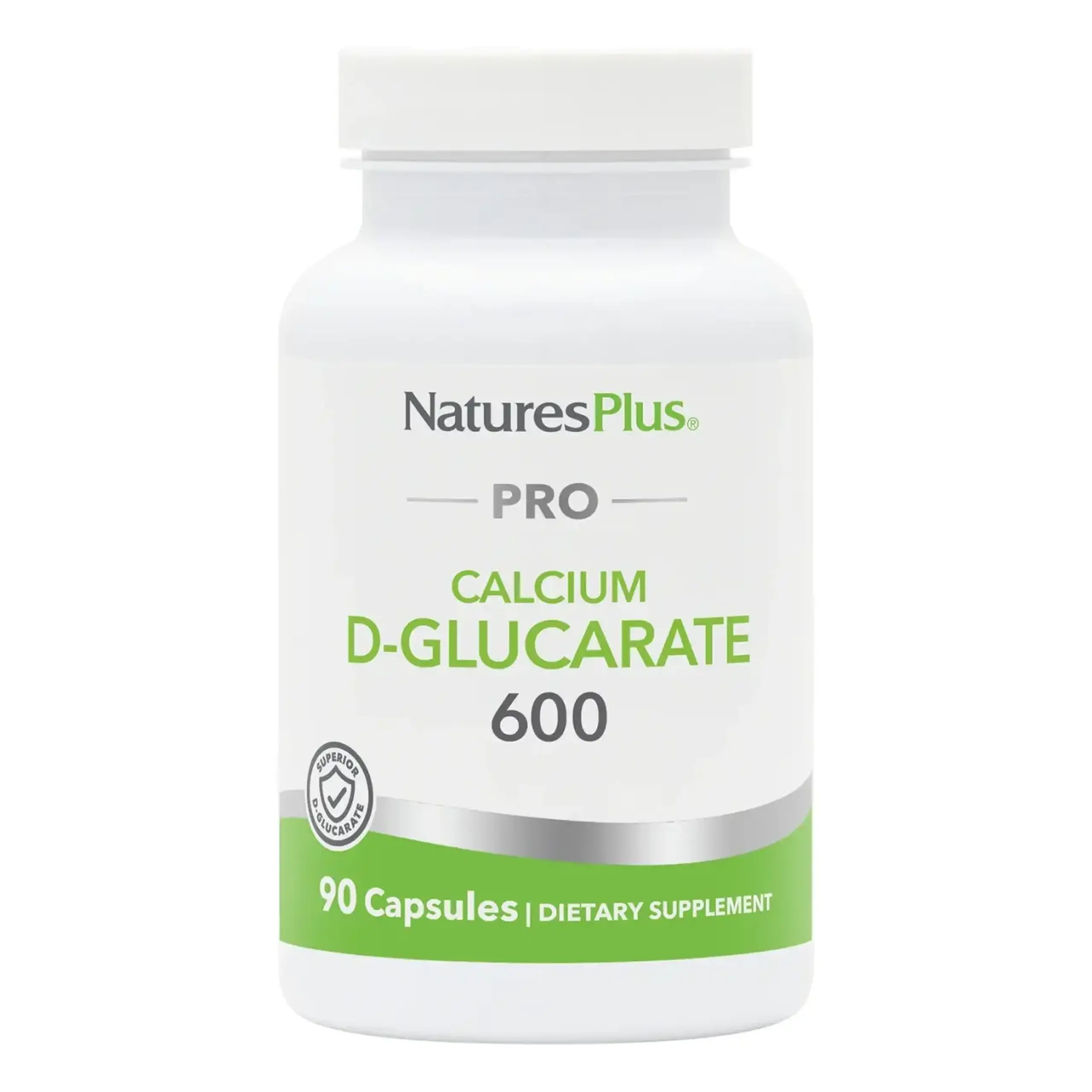 Natures Plus, Pro Calcium D-Glucarate 600 mg, 90 caps