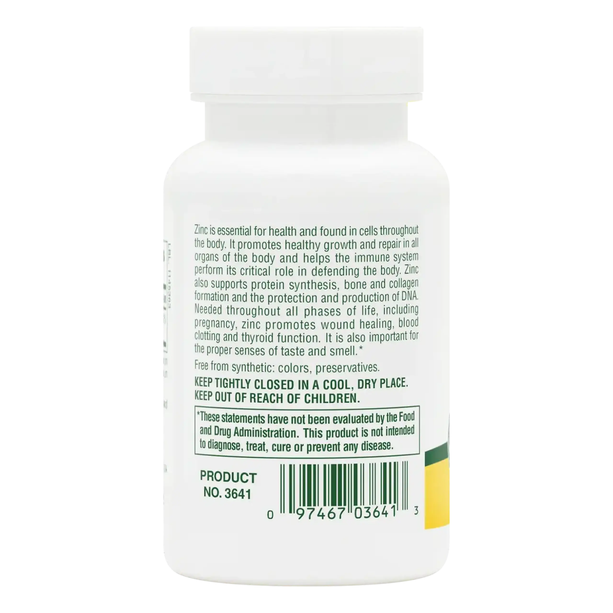 Natures Plus, Zinc 30 mg, 90 tabs