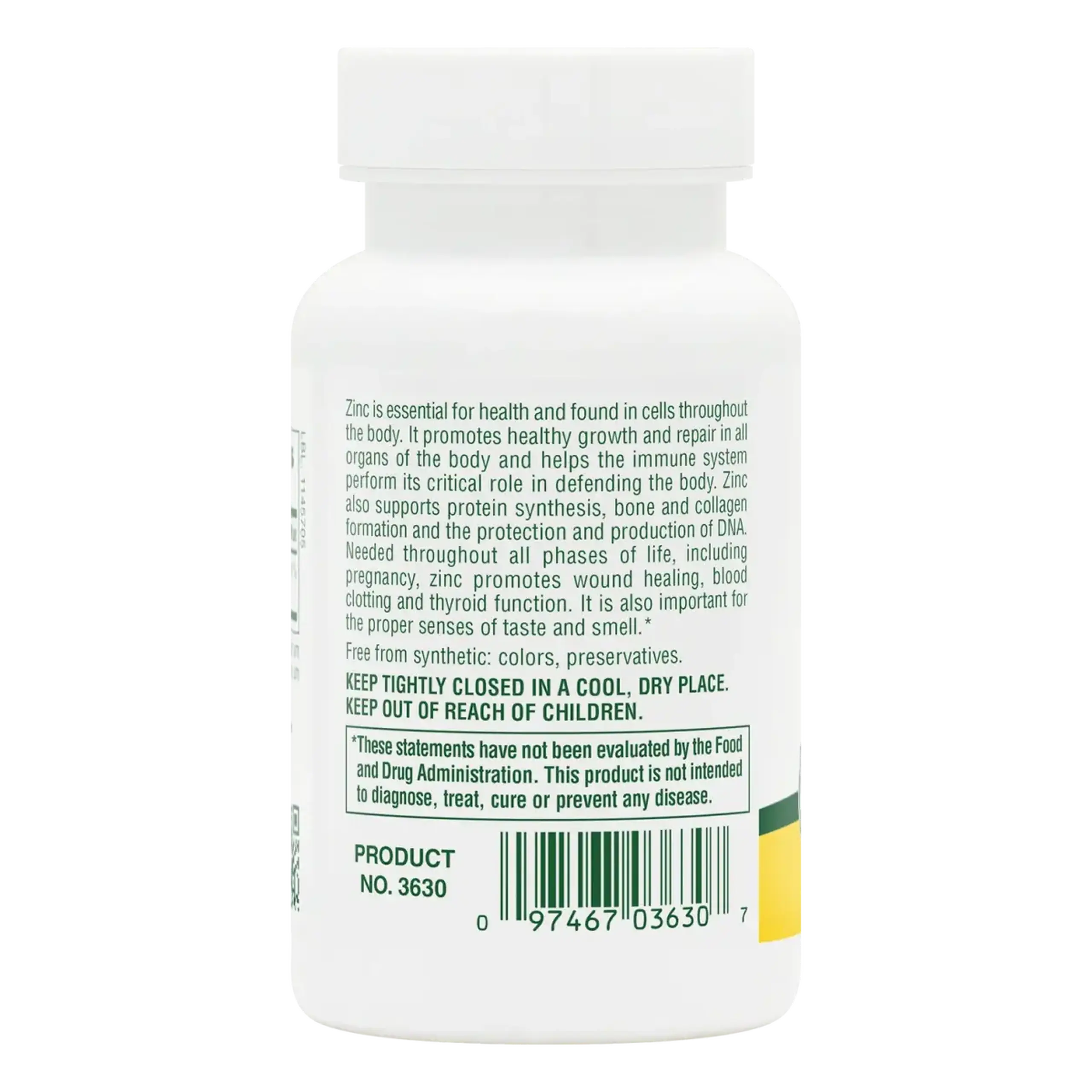 Natures Plus, Zinc 10 mg, 90 tabs
