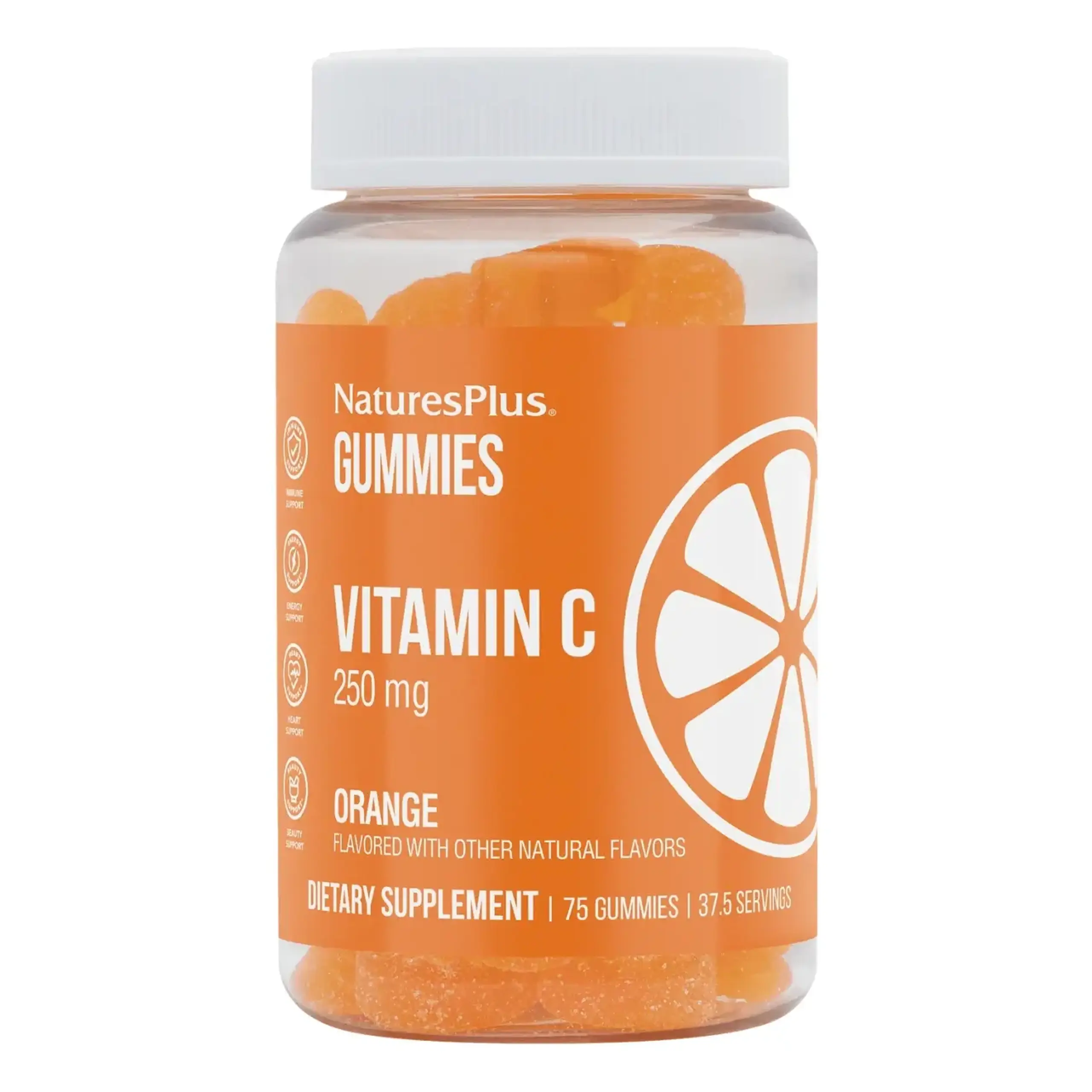 Natures Plus, Gummies Vitamin C 250 mg, 75 gum