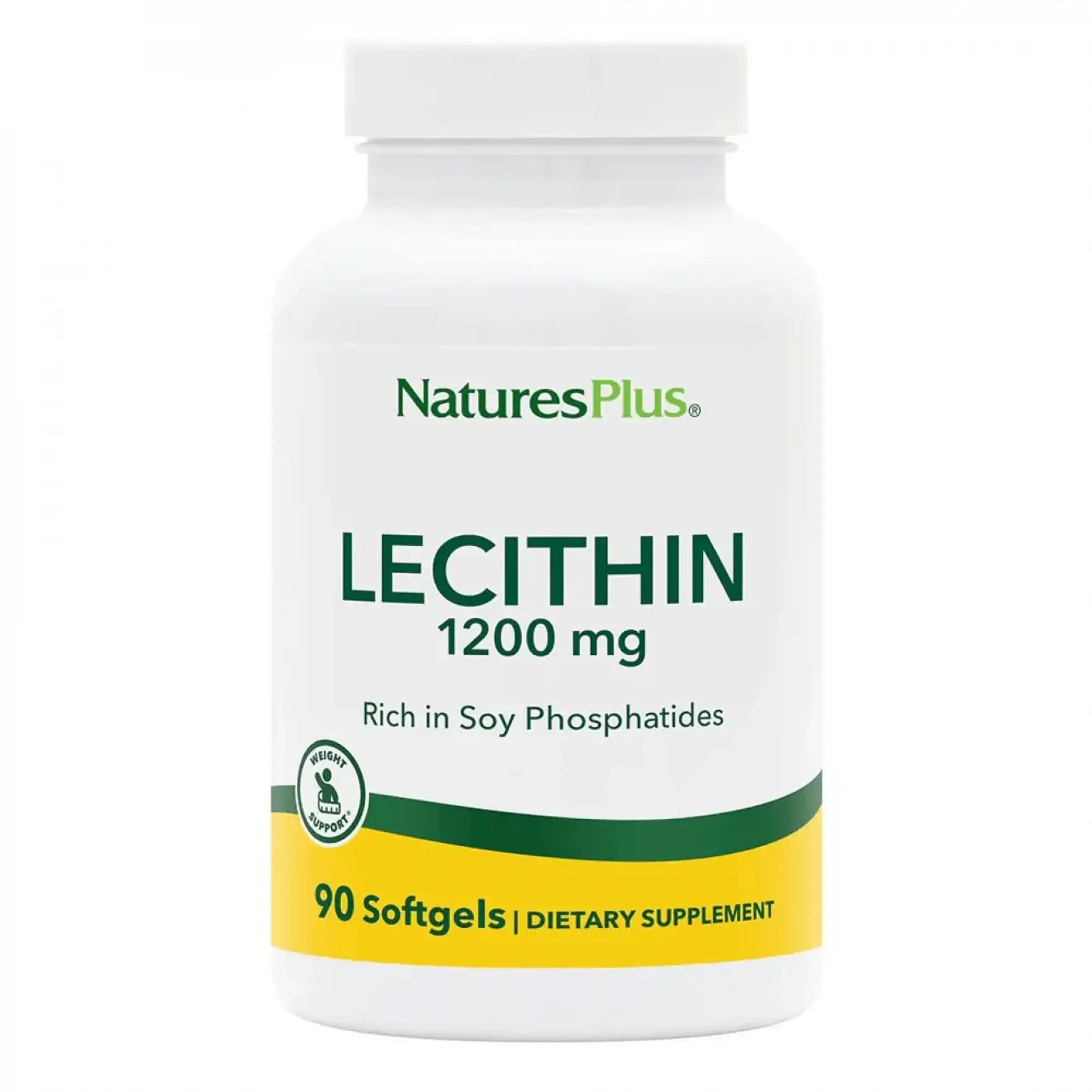 NaturesPlus, Lecithin 1200 mg, 90 Softgels