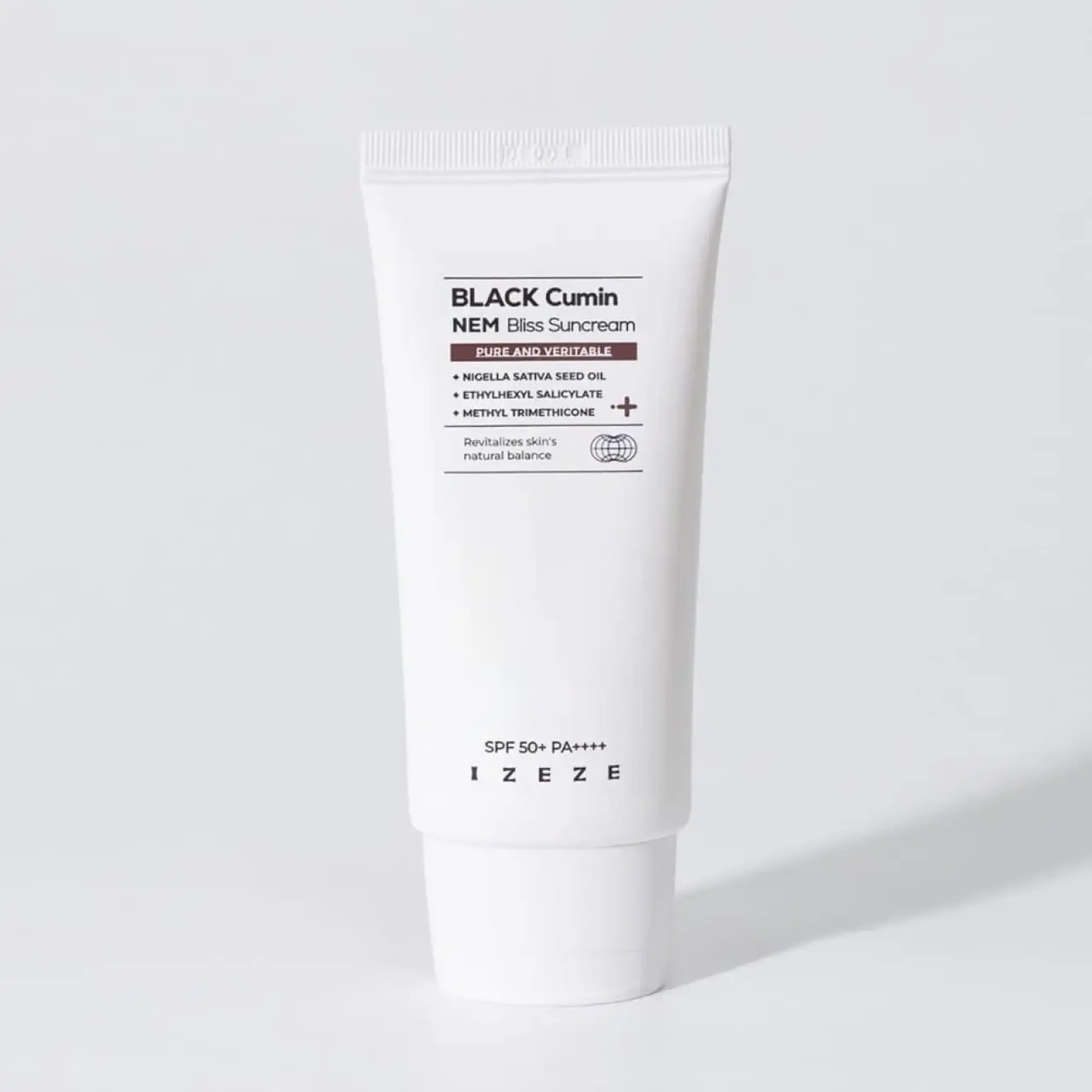 IZEZE, BLACK Cumin NEM Bliss Suncream SPF50+, 50 ml