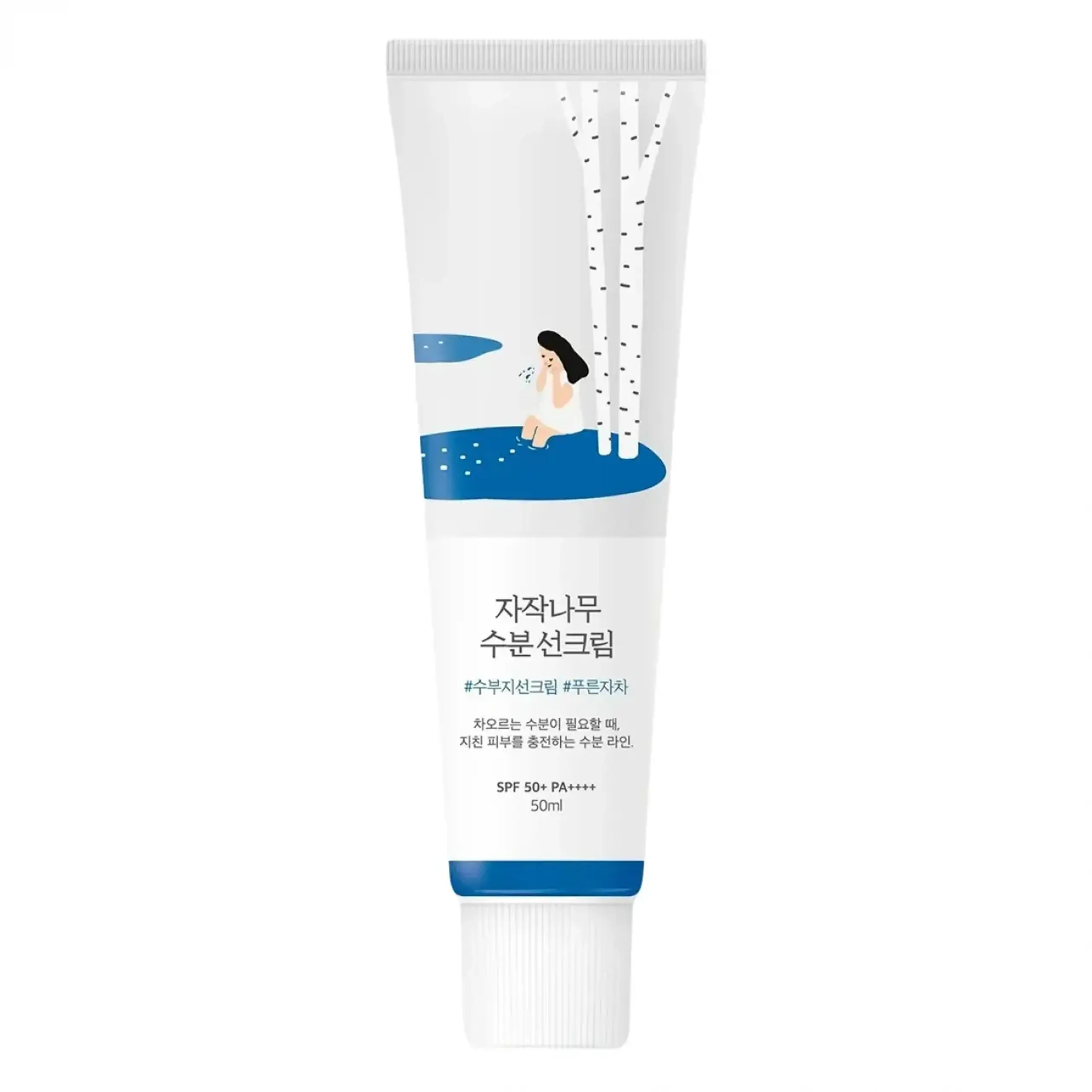 Crema cu protectie solara Round Lab, Birch Juice Moisturizing Sunscreen, 50 ml