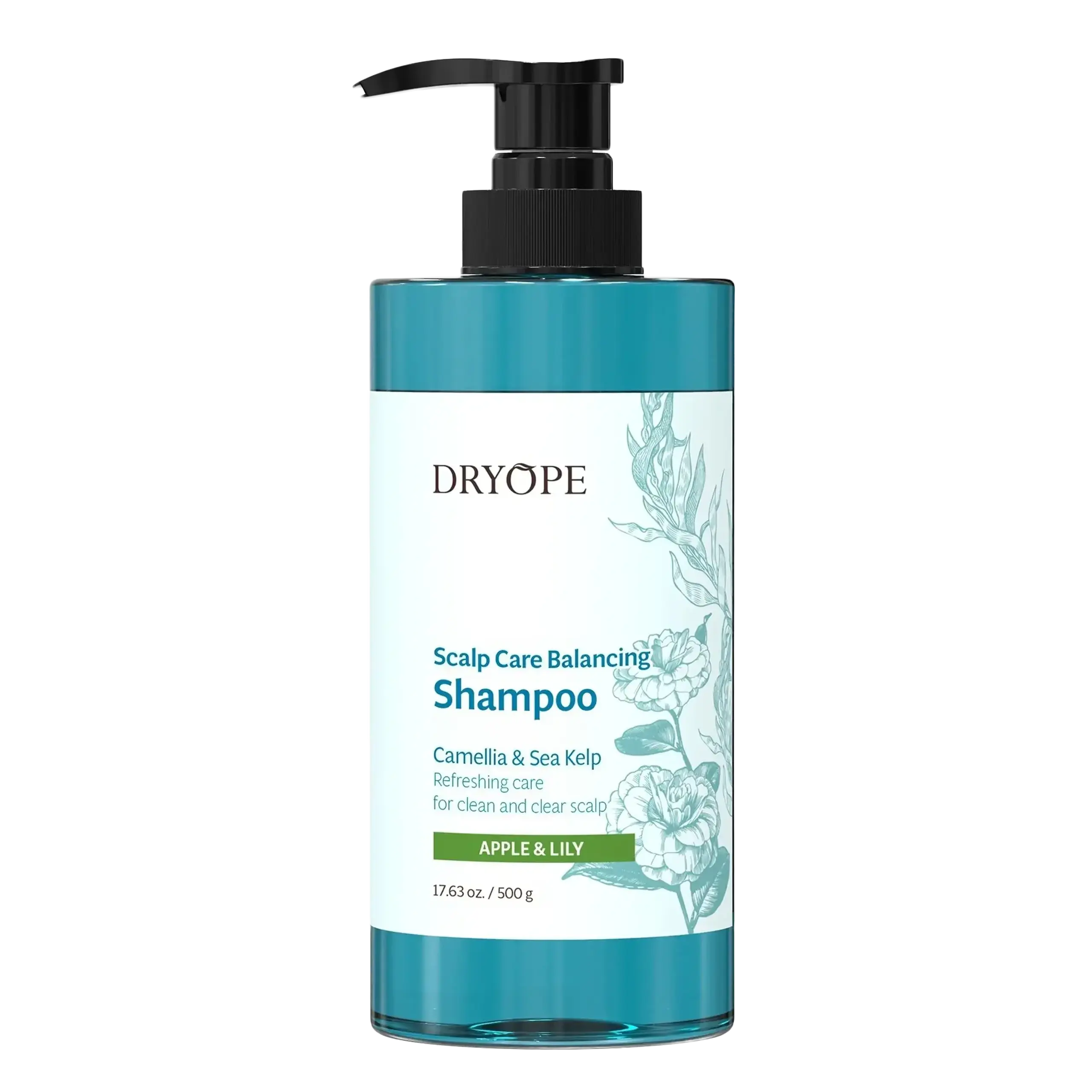 Dryope, Scalp Care Balancing Shampoo Apple & Lily, 500 ml
